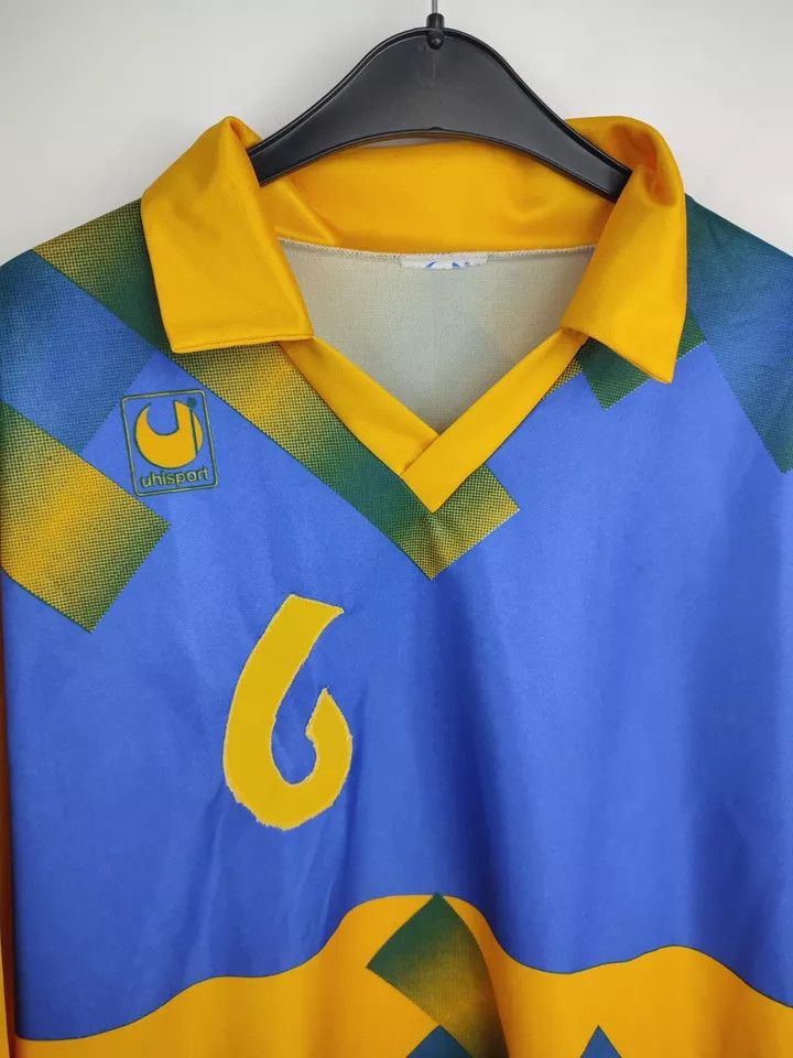 Vintage Vintage Uhisport FOOTBALL Kit SHIRT SOCCER JERSEY Size US L / EU 52-54 / 3 - 3 Thumbnail