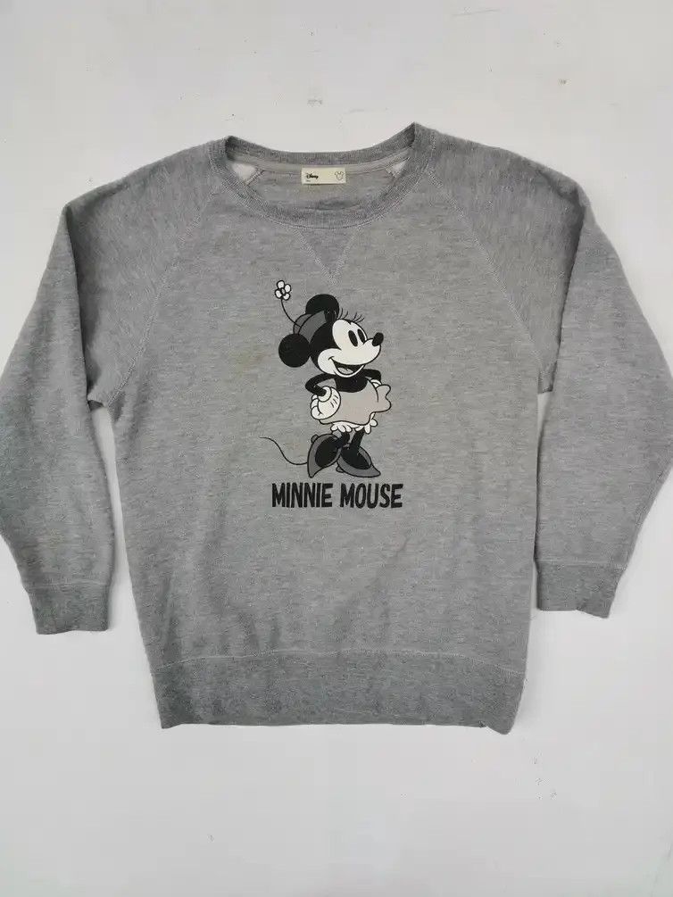 Disney × Mickey Mouse Disney Minnie Mouse Big Logo Sweatshirt Size US L / EU 52-54 / 3 - 1 Thumbnail
