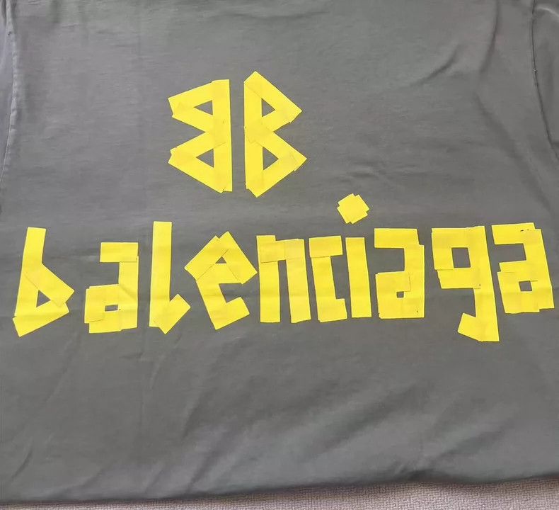 Balenciaga Balenciaga Monogrammed Logo printed semi-high neck short s Size US M / EU 48-50 / 2 - 4 Thumbnail