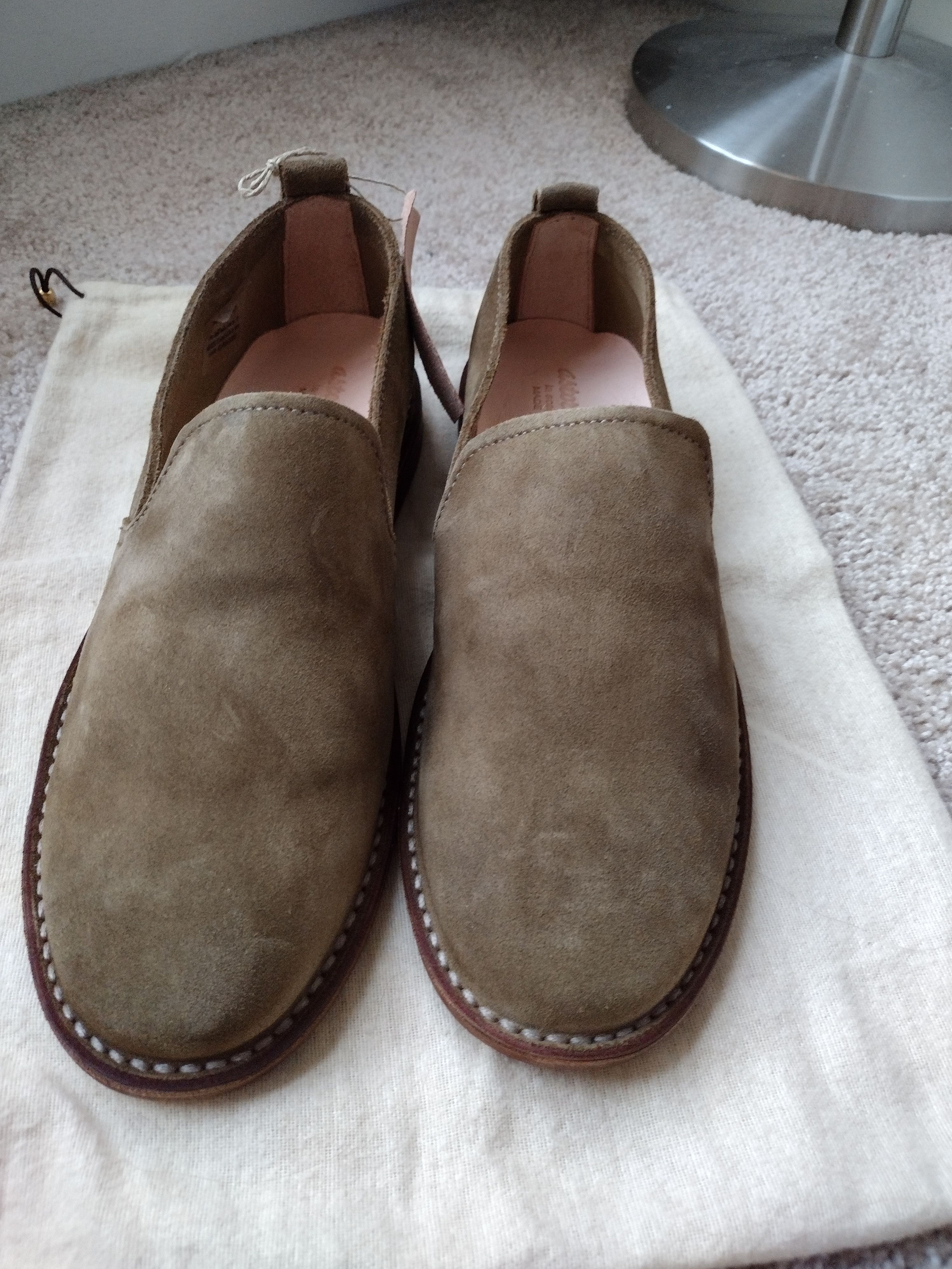 Astorflex Patnoflex Loafer in Militare Suede Size US 9