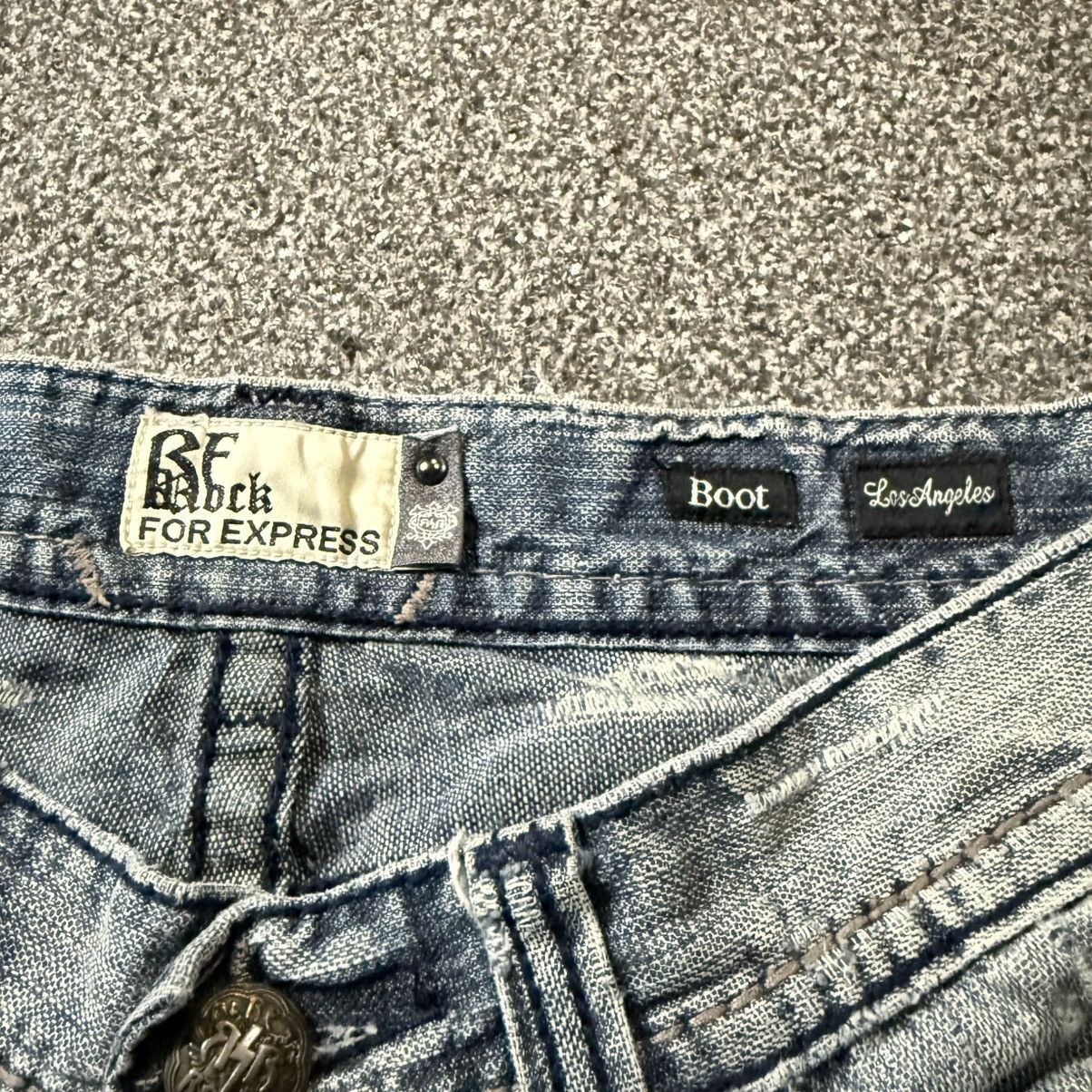 Affliction × If Six Was Nine 🔥🇯🇵 Japanese Seditionaries Bootcut Crash Denim Size US 32 / EU 48 - 12 Thumbnail