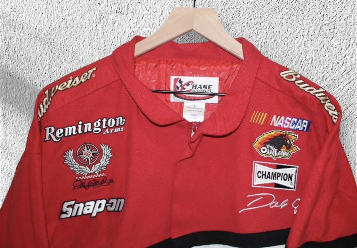 JH Design × Vintage 2000s Vintage NASCAR Racing Jacket Earnhardt Budweiser Large Size US L / EU 52-54 / 3 - 3 Thumbnail