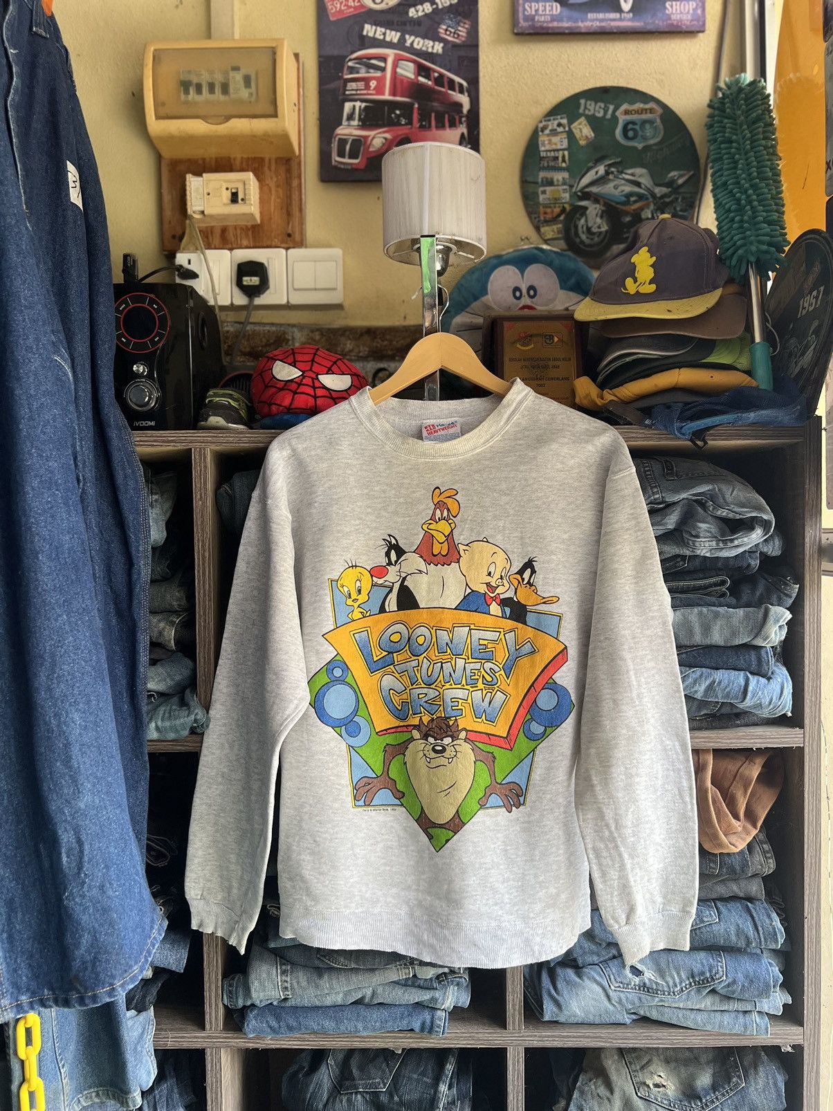 Cartoon Network 🔥Vintage 90s Looney Tunes Crewneck Sweatshirt Size US S / EU 44-46 / 1 - 1 Thumbnail