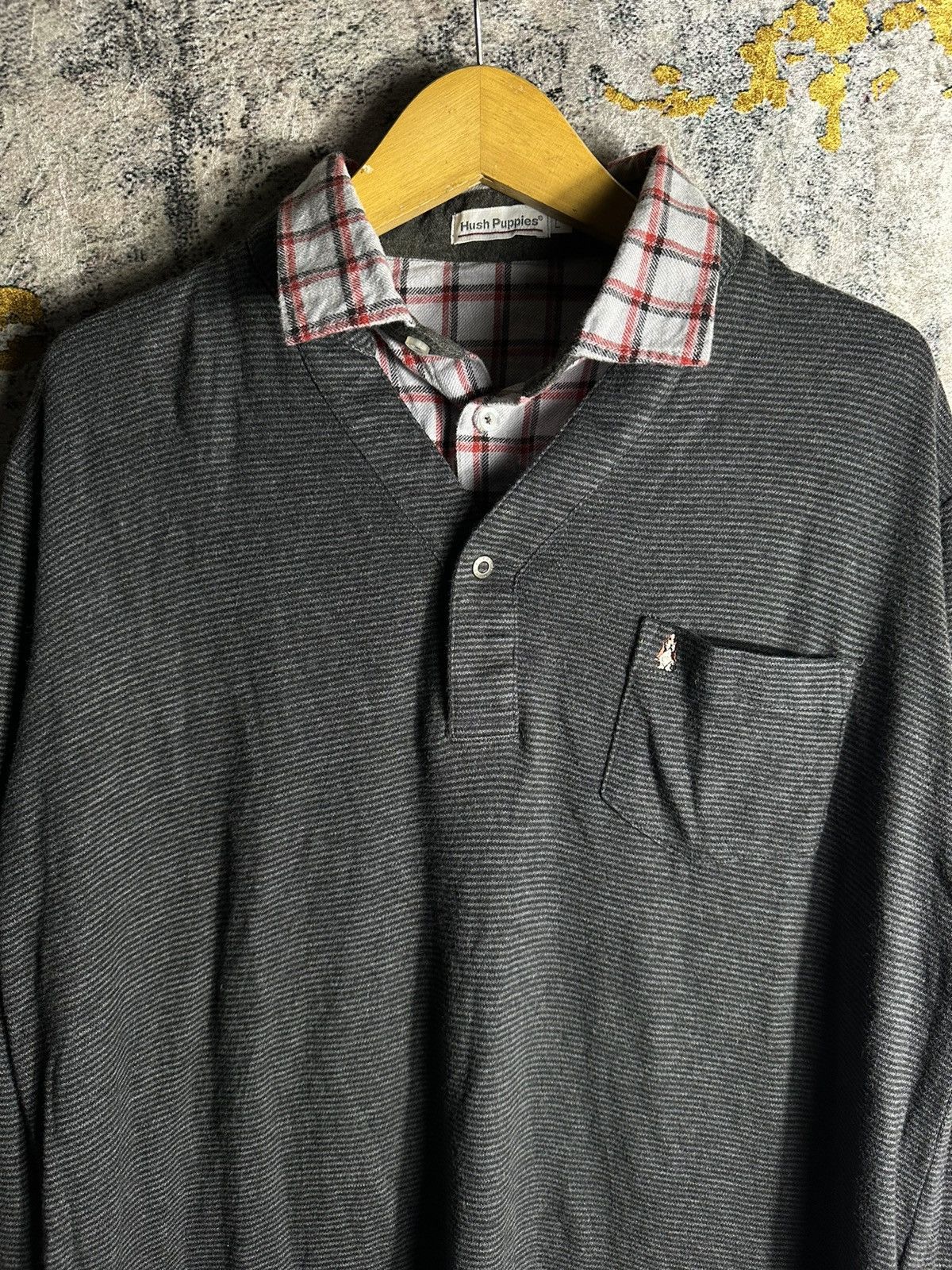 Hush Puppies 2000s IFSIXWASNINE LGB STYLE WESTERN DOUBLE LAYER TEE SHIRT Size US L / EU 52-54 / 3 - 2 Thumbnail