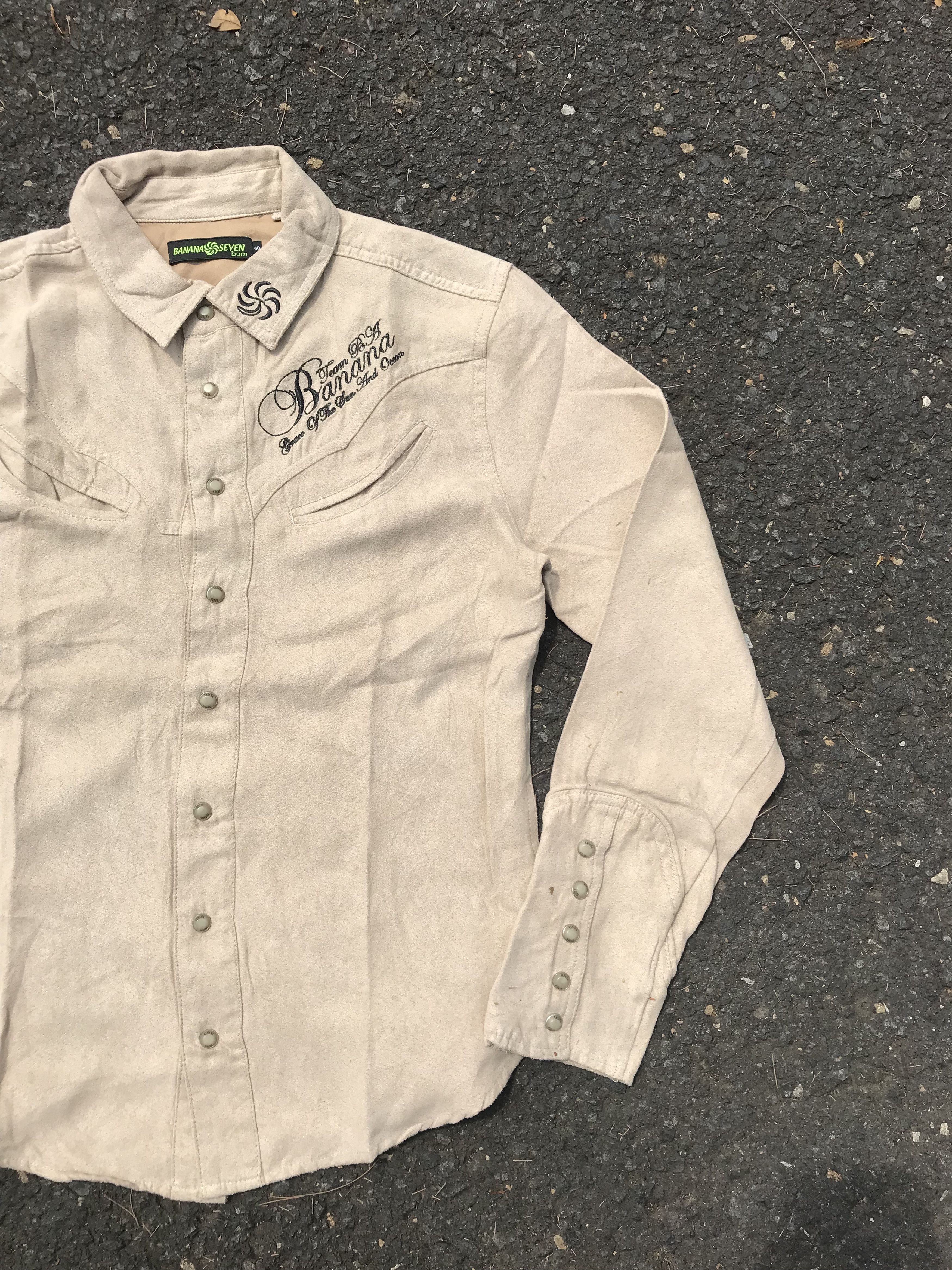 14th Addiction × Hysteric Glamour × Japanese Brand Banana seven suede western shirt Size US S / EU 44-46 / 1 - 2 Thumbnail
