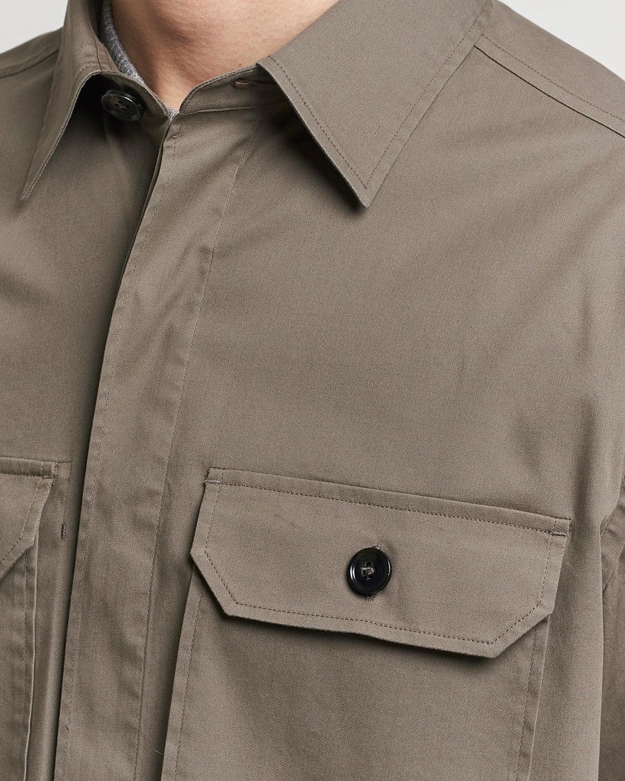 Ermenegildo Zegna o1s1rm0225 RUDV16 Shirt in Beige Size US M / EU 48-50 / 2 - 5 Thumbnail