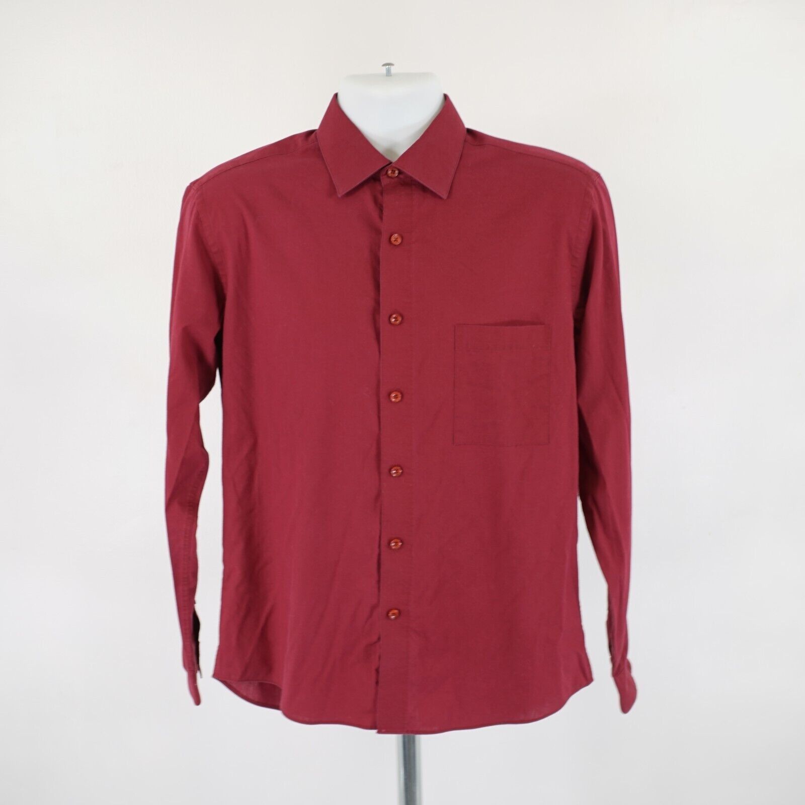Pierre Cardin Pierre Cardin Slim Fit Red 2XL Collared Dress Shirt Pocket C Size US XXL / EU 58 / 5 - 4 Thumbnail