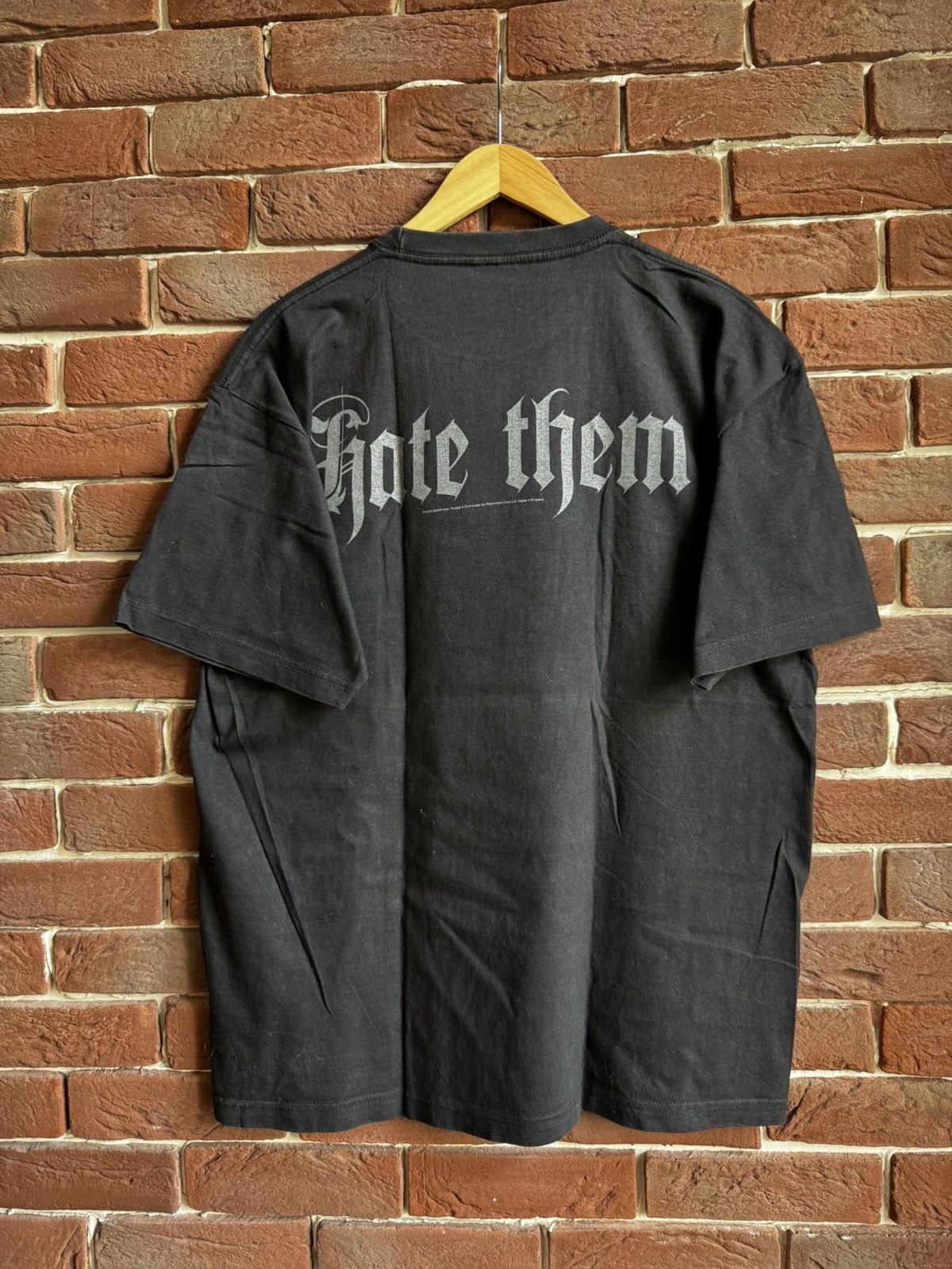 Band Tees Rare 00s DARKTHRONE Hate Them Vintage Band Metal T-Shirt Size US XL / EU 56 / 4 - 2 Thumbnail