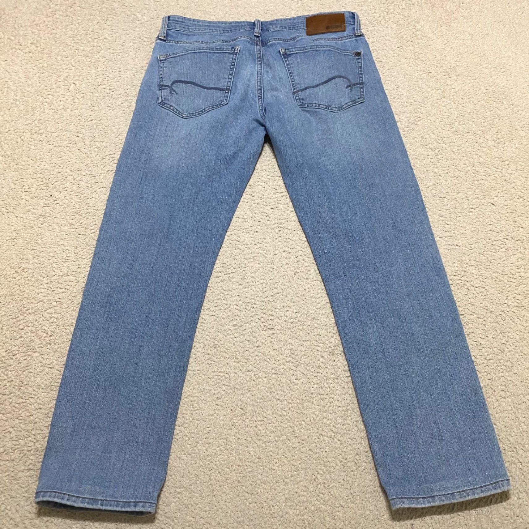 Mavi Mavi Jeans Jake Slim Straight Mid Rise 30x30 Denim Blue Medium Wash Jeans Men Regular Waist 5-Pocket Style Cotton Polyester Shirt? Size US 30 / EU 46 - 2 Thumbnail