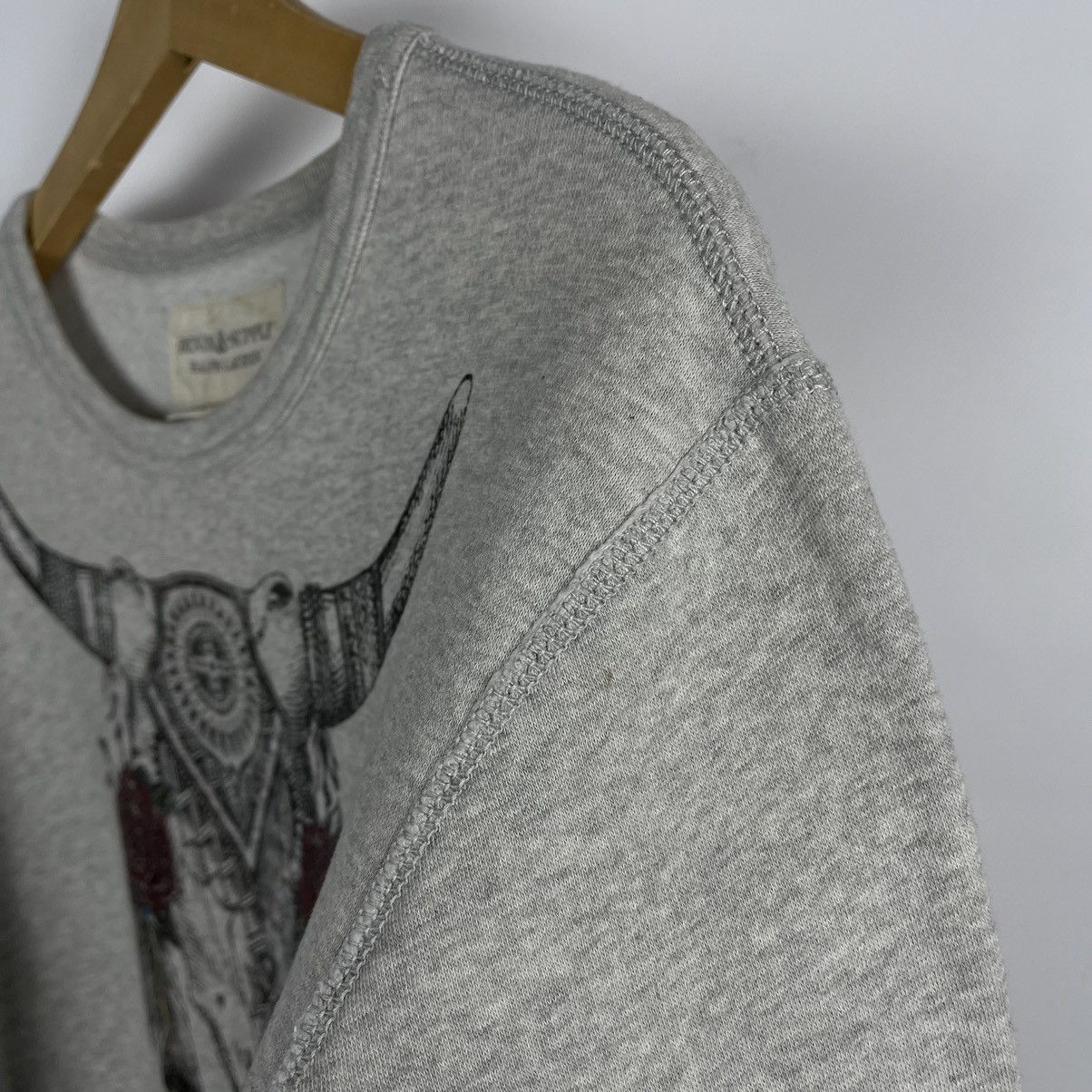 Denim & Supply Ralph Lauren Vintage Ralph Lauren skull big logo sweatshirt 90’s Size US M / EU 48-50 / 2 - 10 Thumbnail