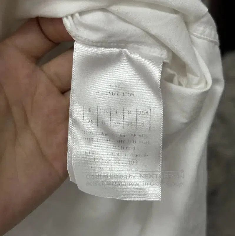 Dior Dior White Cotton Long Sleeve Dress . Size M / US 6-8 / IT 42-44 - 8 Thumbnail