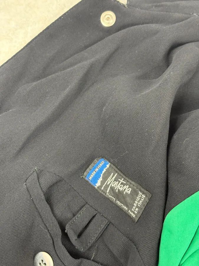 Claude Montana 1990s Claude Montana Black Buttoned Jacket Size US M / EU 48-50 / 2 - 8 Thumbnail
