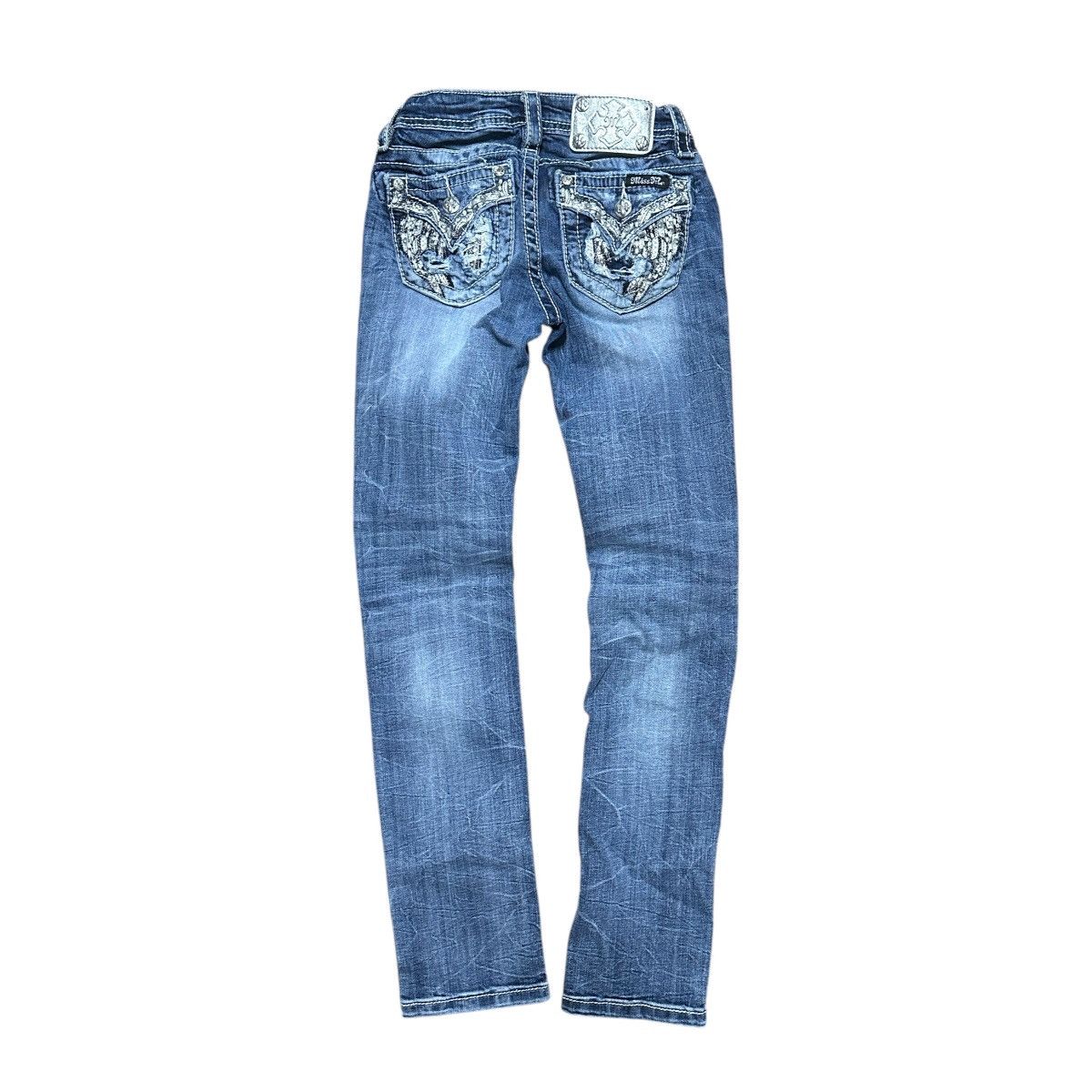 Miss Me Women’s Y2K Miss Me Skinny Blue Denim Jeans Size 30" / US 8 / IT 44 - 2 Thumbnail