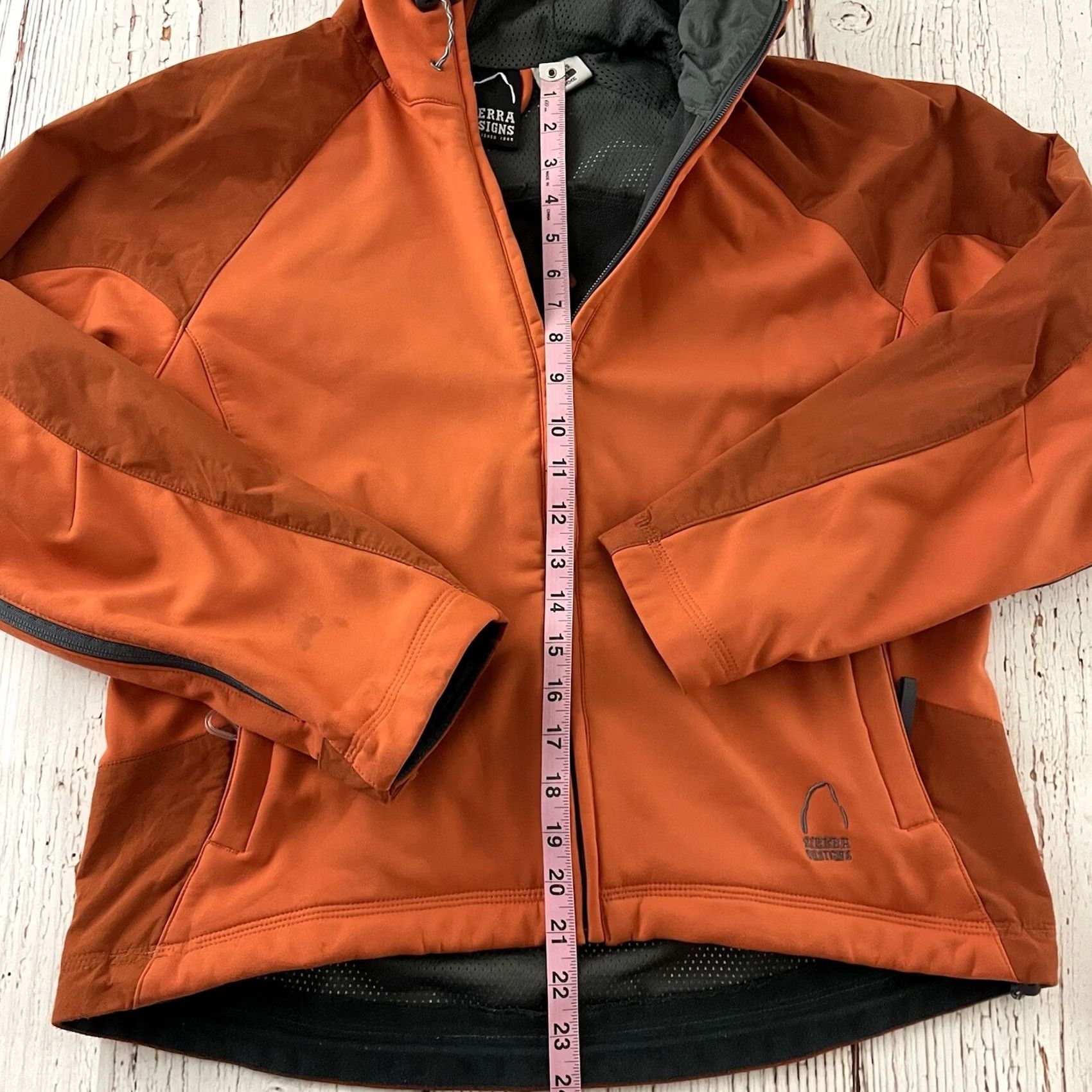 Sierra Designs Sierra Designs Jacket Womens M Orange Full Zip Hooded Fleece Lined Exterior Polyester Outdoor Style Basic Jacket Size M / US 6-8 / IT 42-44 - 5 Thumbnail