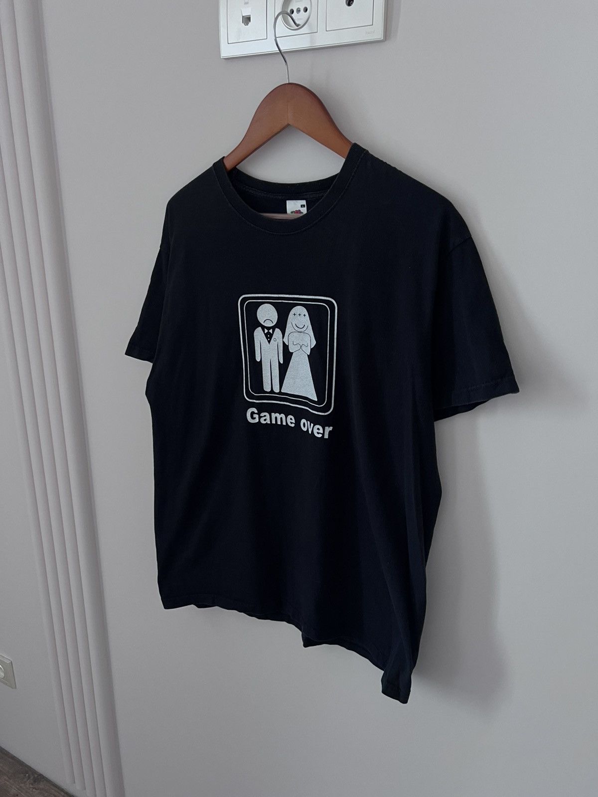 Vintage VERY RARE Chick humor tee Game over wife L Size US L / EU 52-54 / 3 - 2 Thumbnail