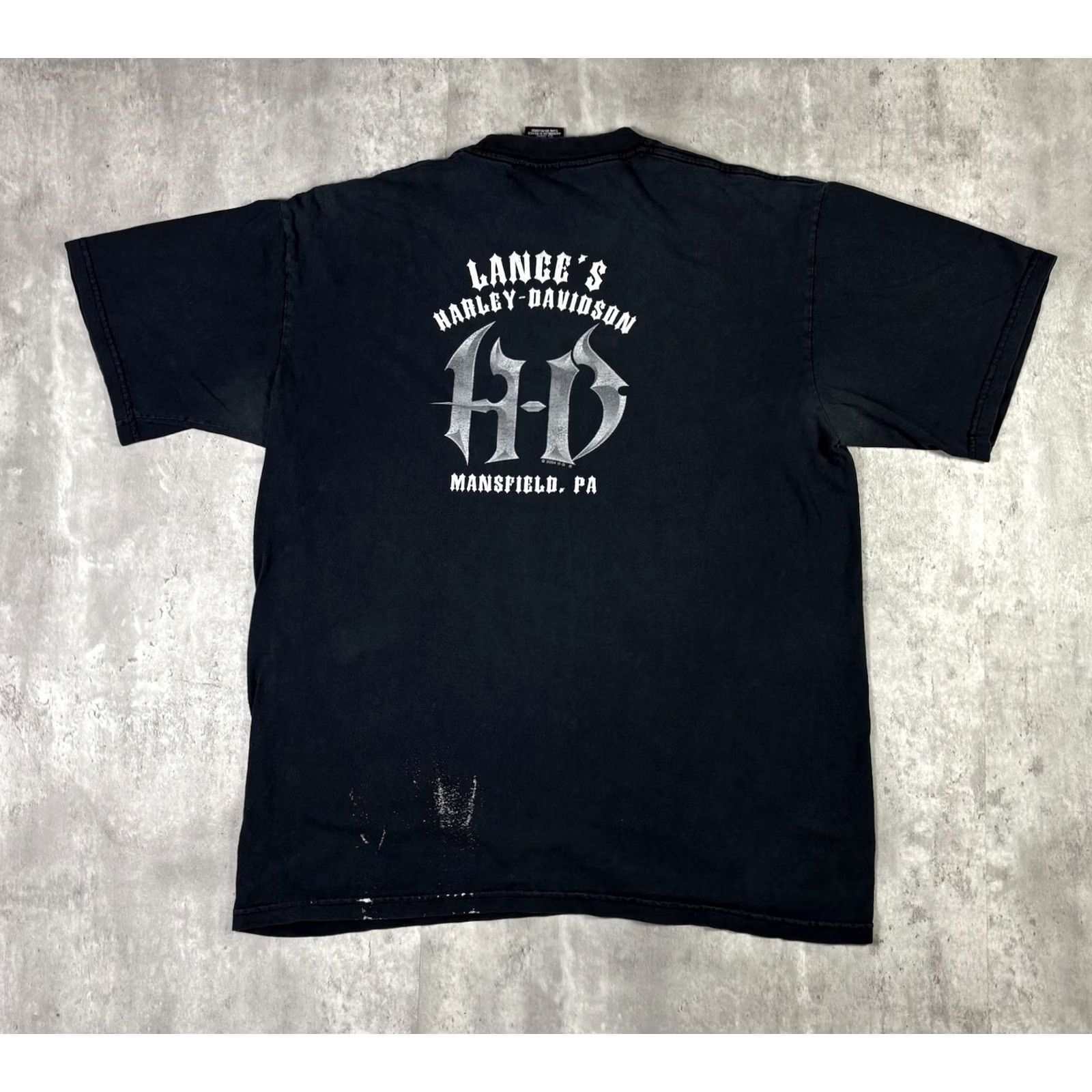 Harley Davidson VINTAGE Harley-Davidson T Shirt Black Biker USA 90s Harley-Davidson XL Mens Shirt Graphic Print Size US XL / EU 56 / 4 - 2 Thumbnail