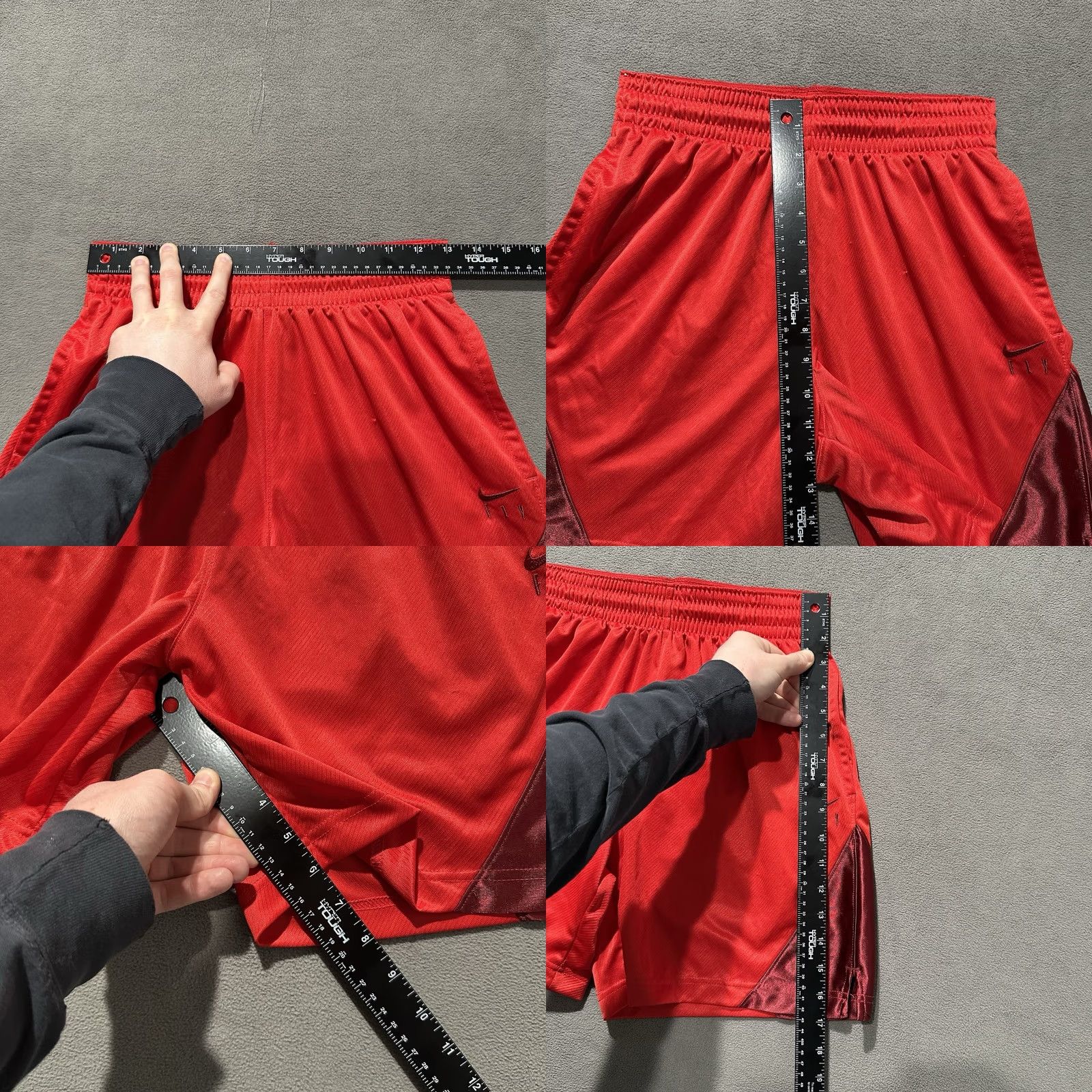 Nike Nike Dri-FIT ISoFly Basketball Shorts Womens Small Red Satin DH7363-658 GUC Size 28" / US 6 / IT 42 - 8 Thumbnail
