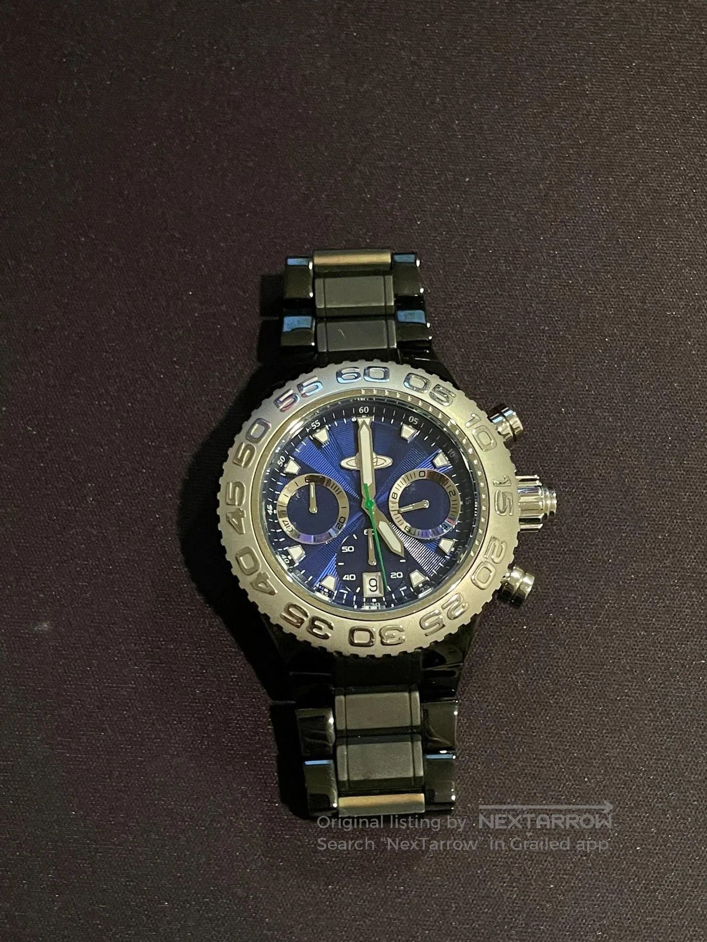 Vivienne Westwood Vivienne Westwood Electric Blue Dial Dive Watch. Size ONE SIZE - 2 Thumbnail
