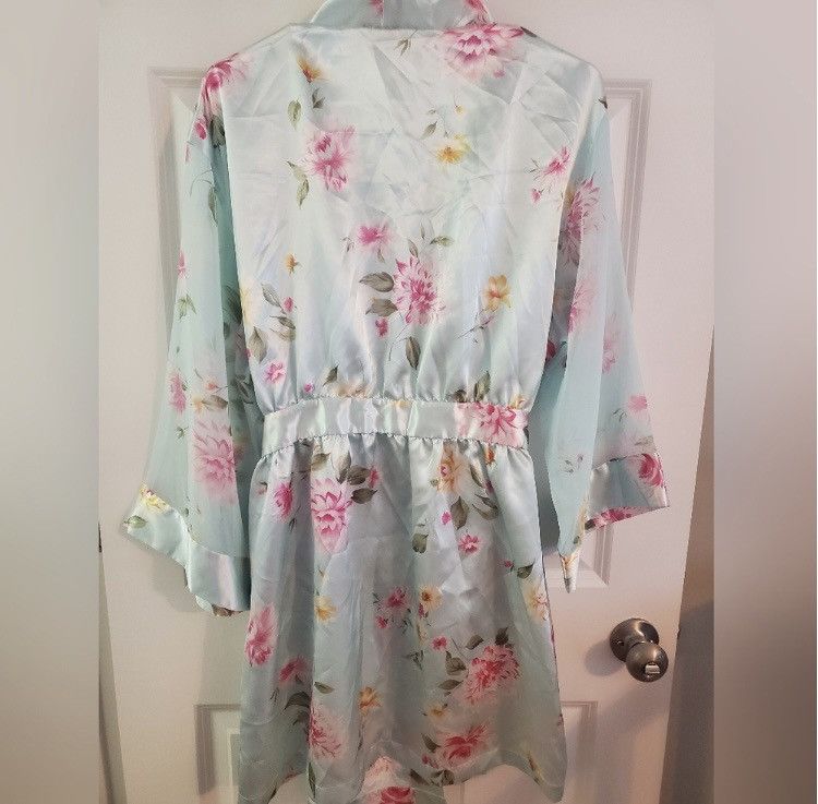 Oscar De La Renta Vintage Oscar de la Renta Garden Party Floral Robe Size XL / US 12-14 / IT 48-50 - 5 Thumbnail