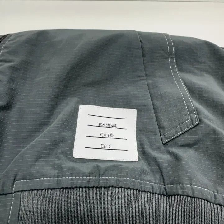 Thom Browne Thom Browne Grey Flight Jacket -2507 Size US M / EU 48-50 / 2 - 6 Thumbnail