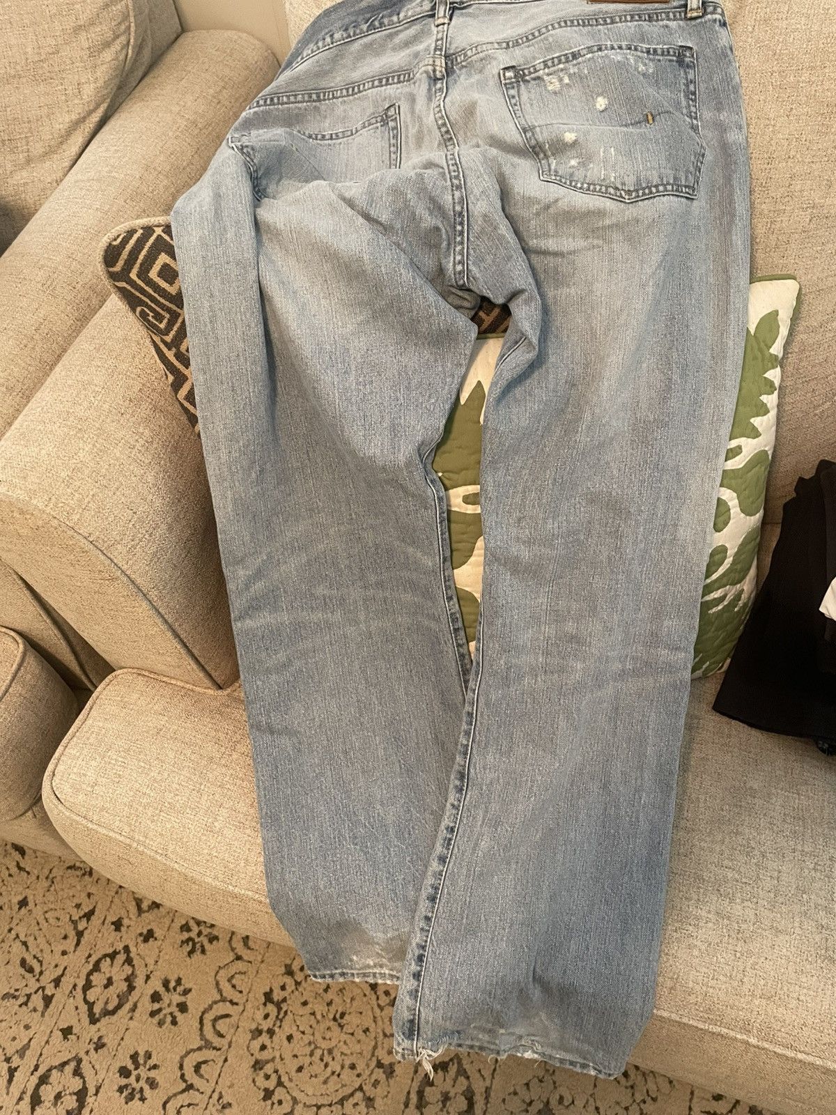 Polo Ralph Lauren Polo distressed washed denim Size US 35 - 2 Thumbnail