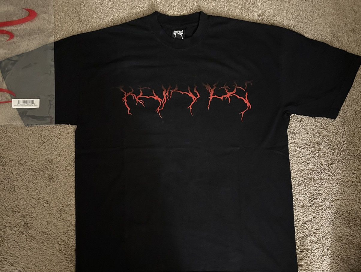Revenge Revenge Gradient Lighting Tee Black/Dark Red Size X-large Size US XL / EU 56 / 4 - 4 Thumbnail