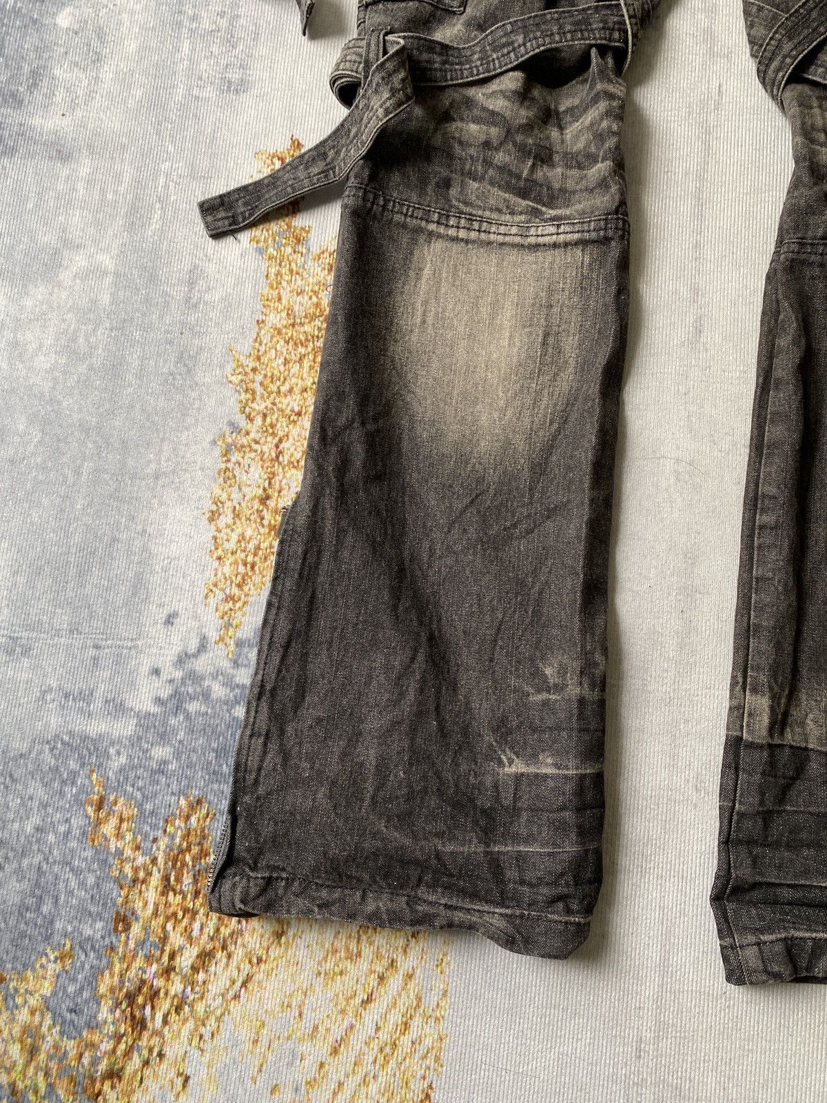If Six Was Nine Japanese Brand Topism Bondage Flare Denim Size US 32 / EU 48 - 14 Thumbnail