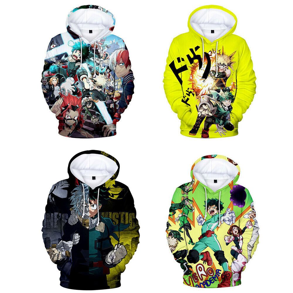 The Unbranded Brand 3D Anime Boku no My Hero Academia Hoodie Casual Sweater Size US M / EU 48-50 / 2 - 1 Thumbnail