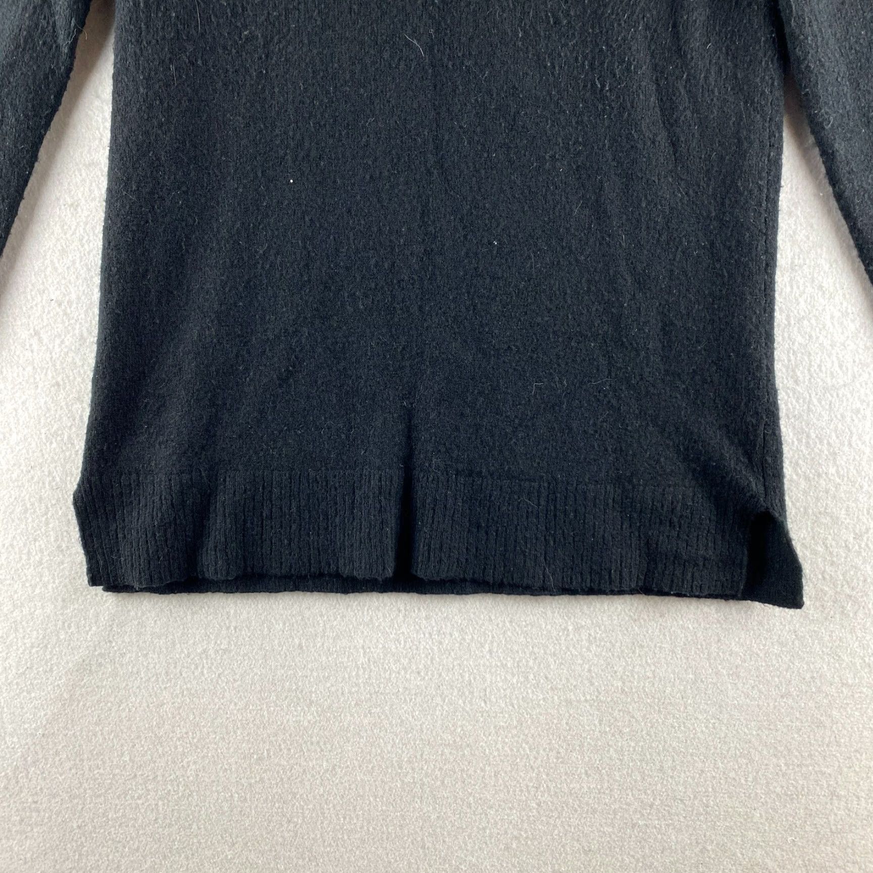 J.Crew J. Crew Sweater Womens XS Black Wool Blend Pullover Round Neck Long Sleeve Comfy Size XS / US 0-2 / IT 36-38 - 3 Thumbnail