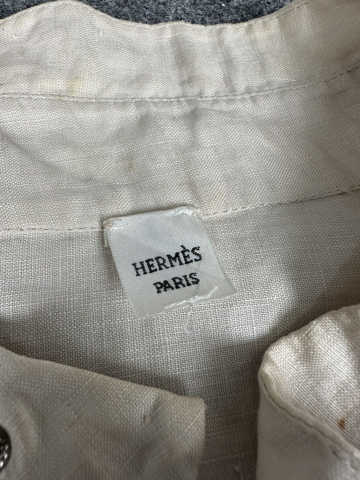 Hermes Hermes - Maison Margiela Zip-Up Single Collar Button Size US S / EU 44-46 / 1 - 14 Thumbnail