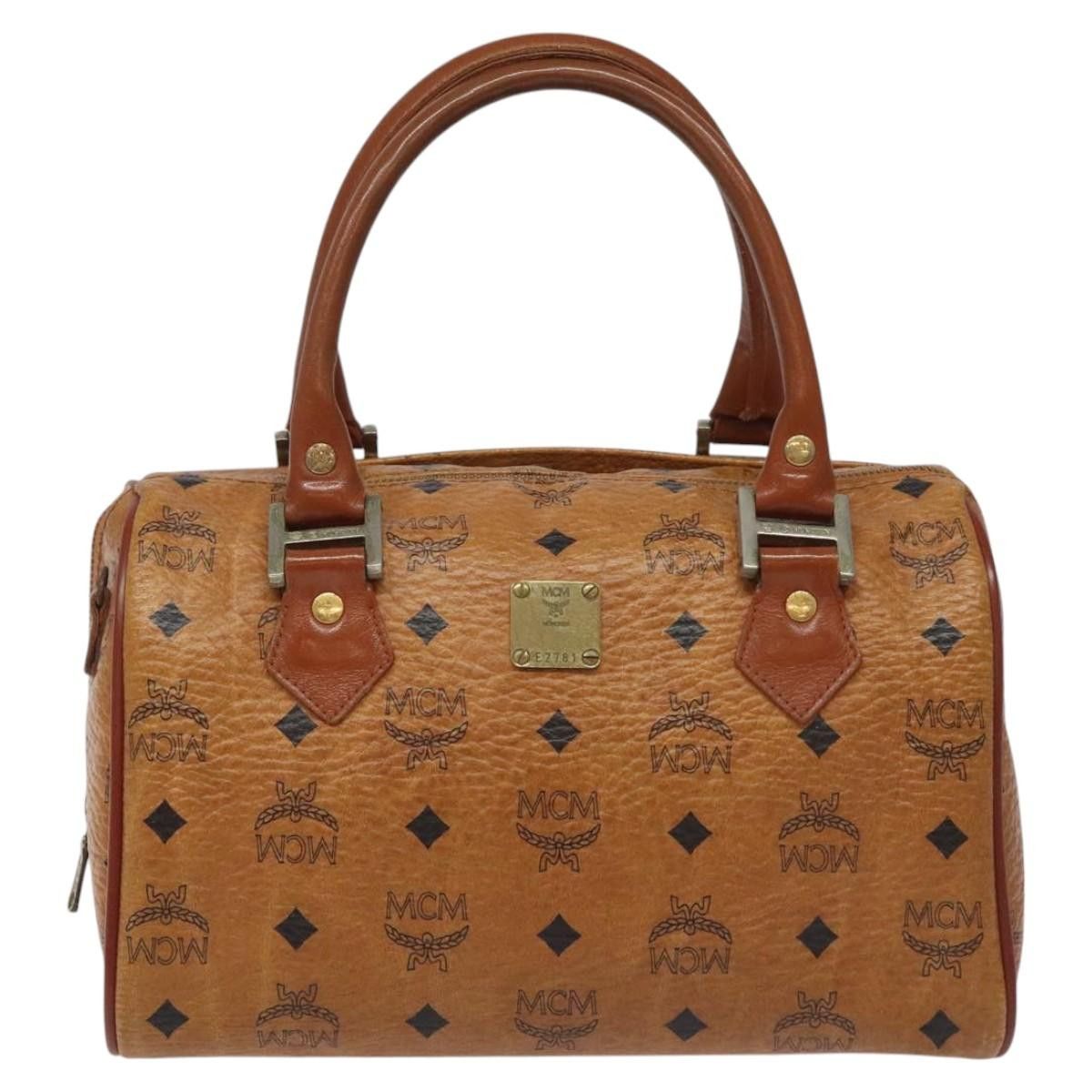 MCM Visetos Brown Canvas Handbag (Pre-Owned) Size ONE SIZE - 1 Thumbnail