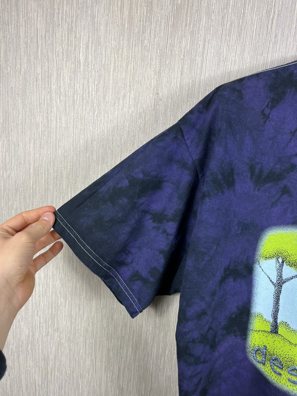Band Tees × Vintage Vintage Deep Purple tie dye sleeping man artist wave trees Size US XL / EU 56 / 4 - 18 Thumbnail