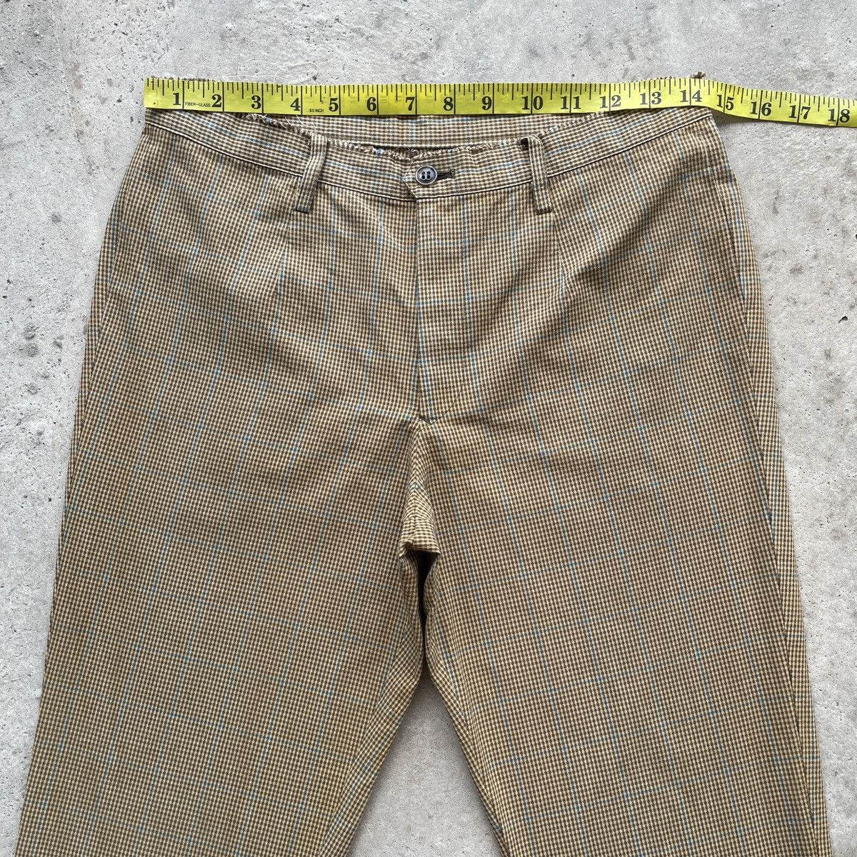 Issey Miyake Vintage I.S Sunao Kuwahara Checkered Trousers Pants W29 Size US 29 - 5 Thumbnail