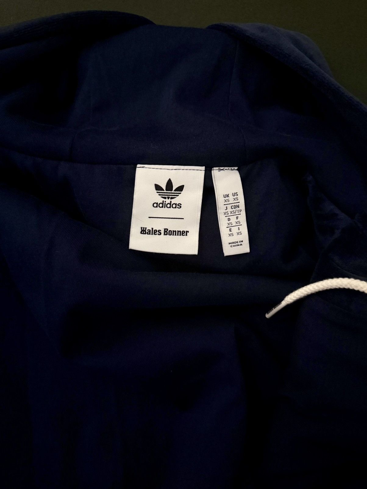 Adidas × Wales Bonner Adidas X Wales Bonner Navy Velour Track Jacket Size US XS / EU 42 / 0 - 5 Thumbnail