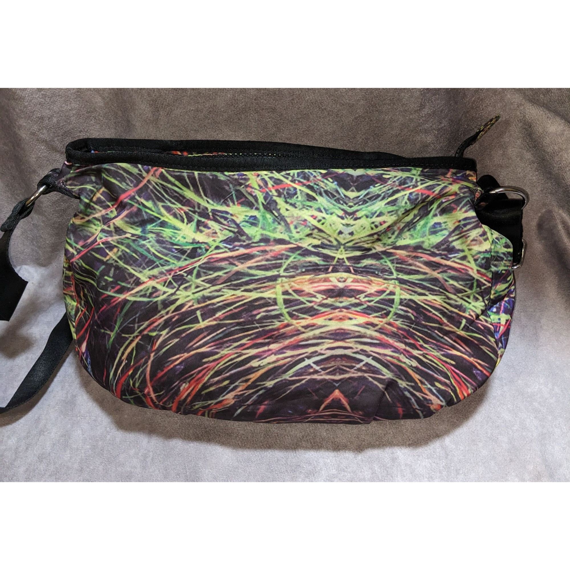 Other Kipling Vintage 90s Crossbody Bag With Abstract Pattern & Mu Size ONE SIZE - 4 Thumbnail