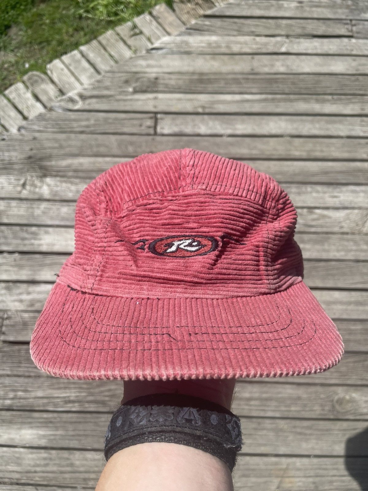 image of Vintage Rusty Corduroy Hat in Red, Men's