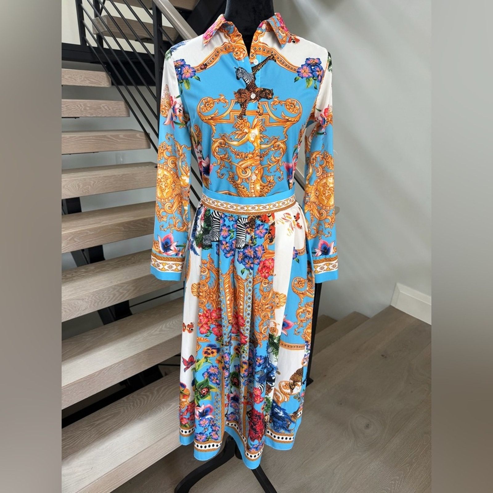 Other New Vintage Baroque style Beach Vacation matching set size S Size S / US 4 / IT 40 - 3 Thumbnail