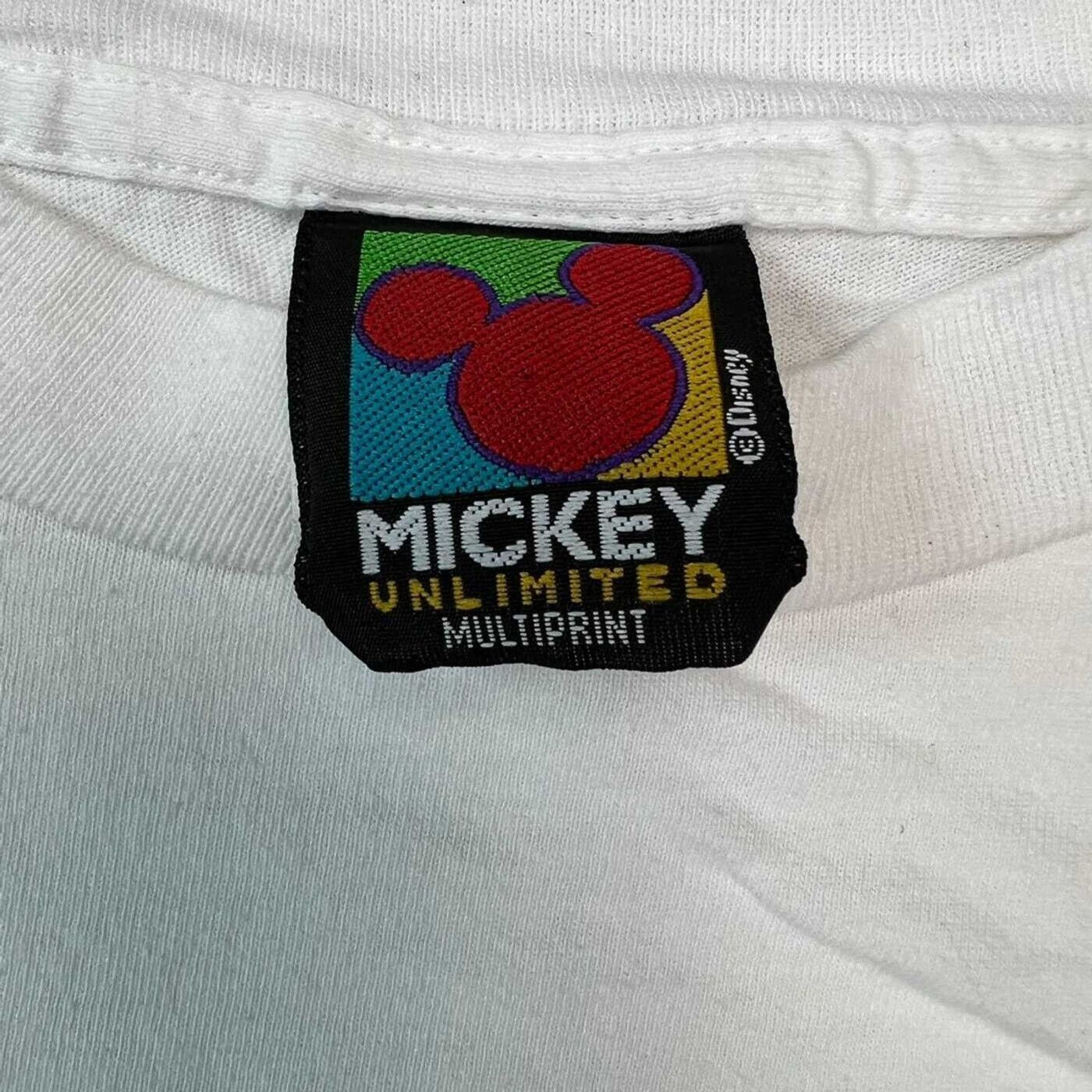 Disney × Vintage VTG 90s Mickey Mouse T Shirt Disney Graphic Short Sleeve Tee Size US L / EU 52-54 / 3 - 6 Thumbnail