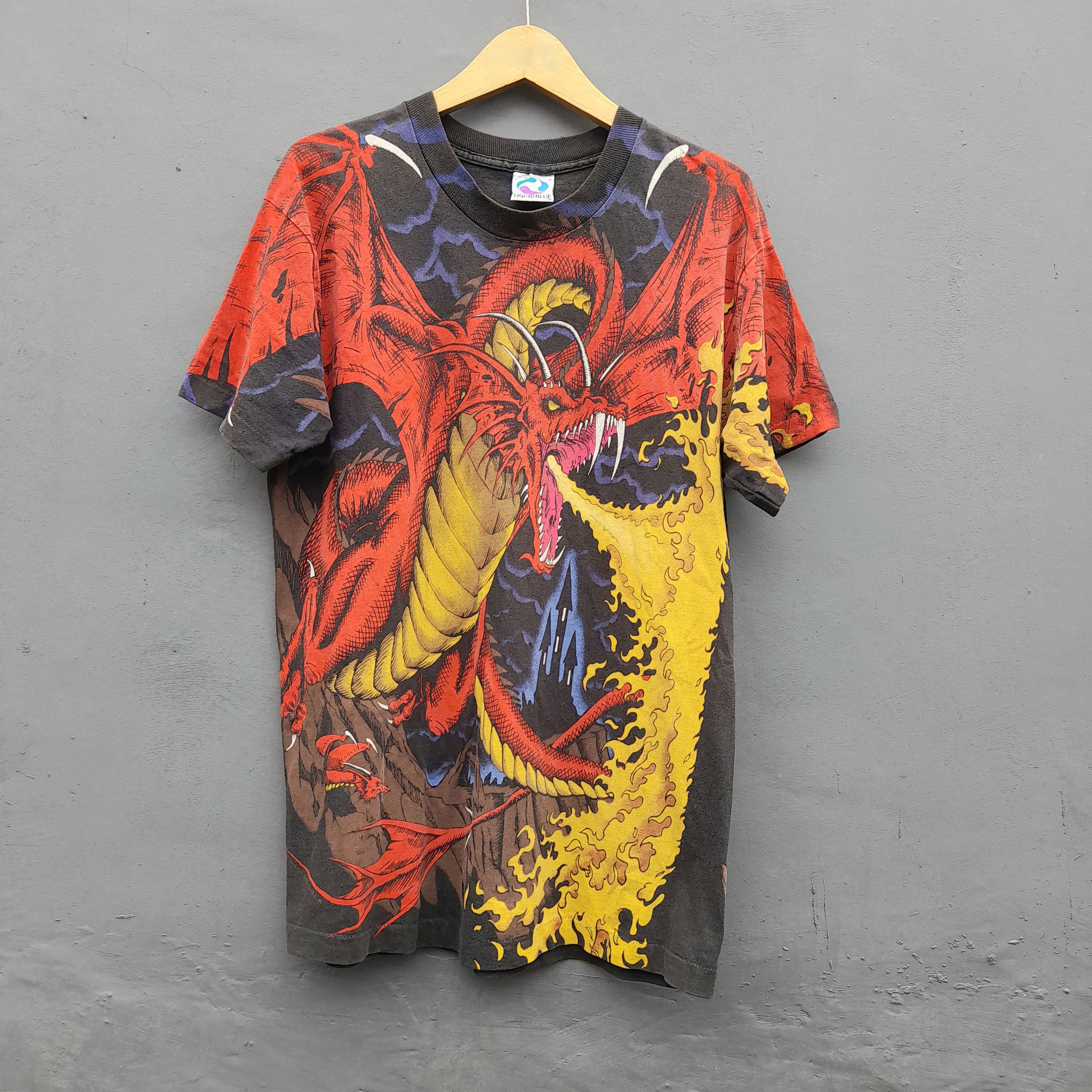 Liquid Blue Vintage Liquid Blue "fantasy dragon" t shirt Size US L / EU 52-54 / 3 - 1 Thumbnail