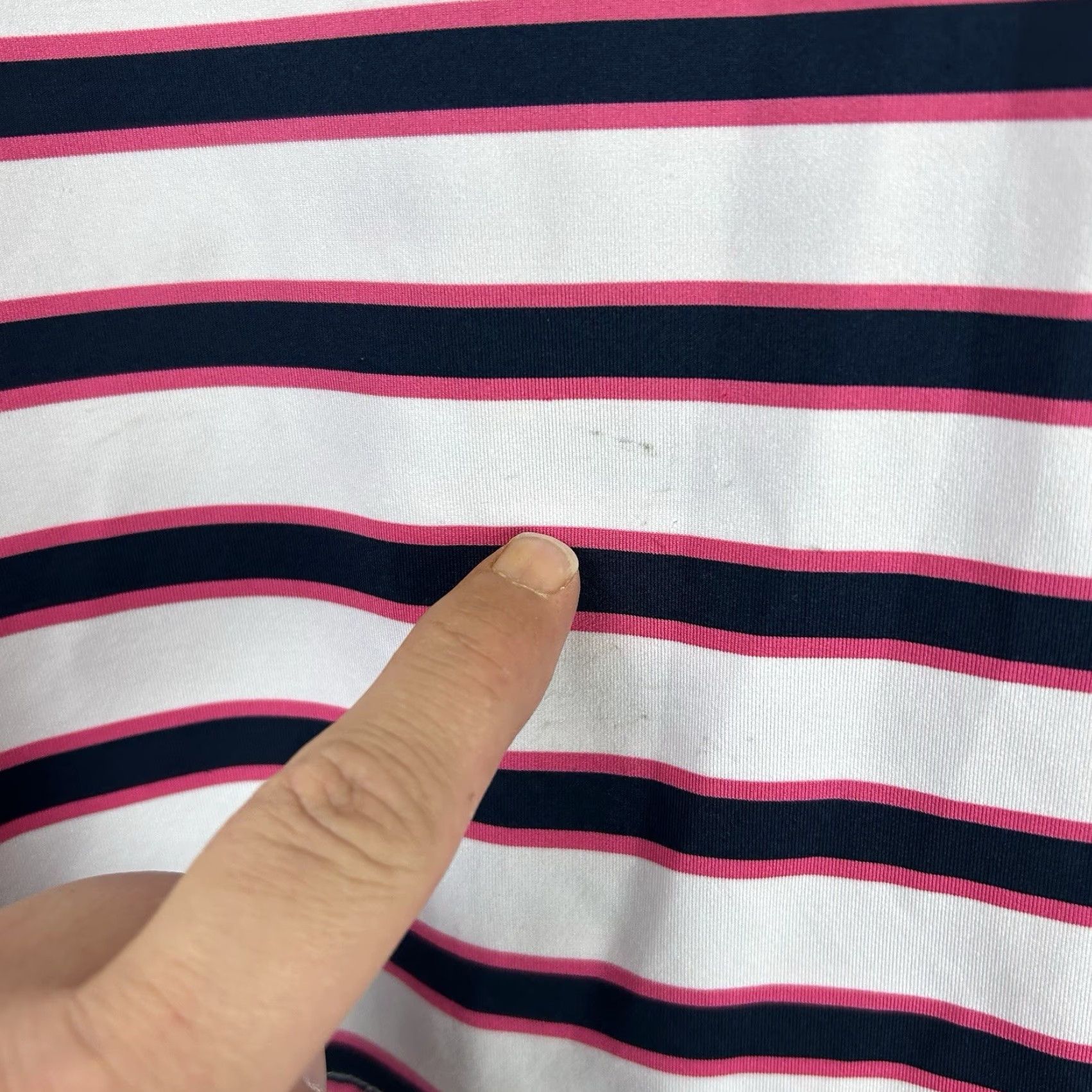 Footjoy FootJoy FJ Golf Stretch Polo Striped Short Sleeve Shirt Mens Medium Size US M / EU 48-50 / 2 - 5 Thumbnail