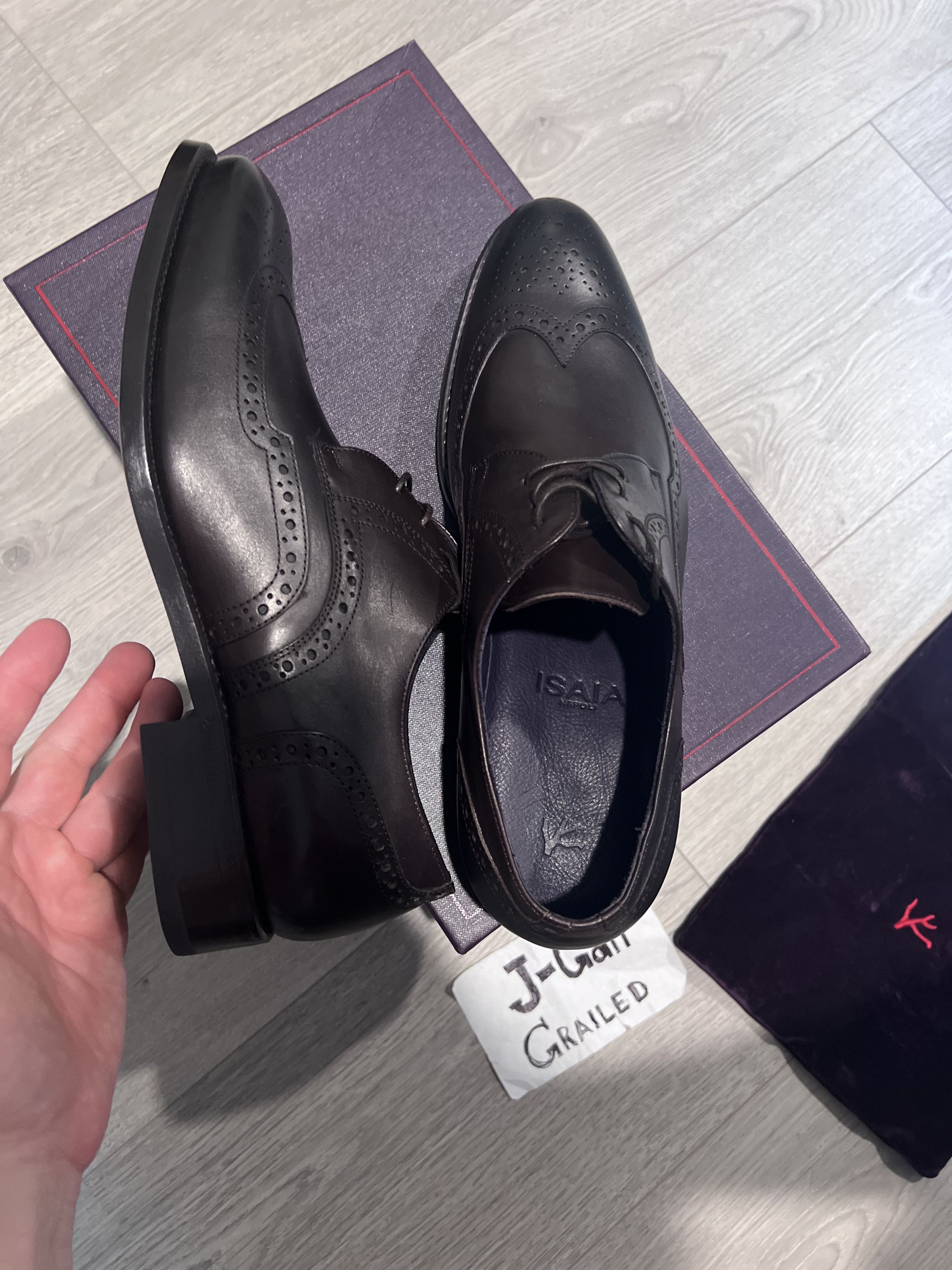 Isaia Isaia Brogues! made in italy, amazing quality Size US 8.5 / EU 41-42 - 12 Thumbnail