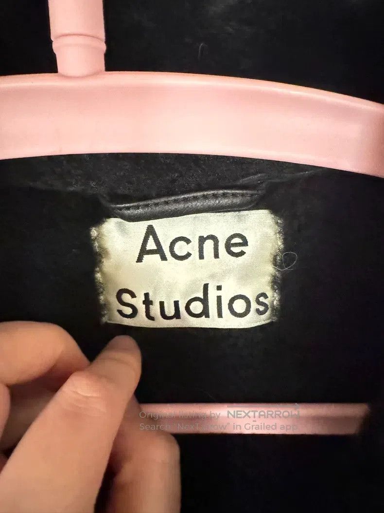 Acne Studios Acne Studios Shearling and Leather Combination Coat Size XXS / US 00 / IT 34 - 4 Thumbnail