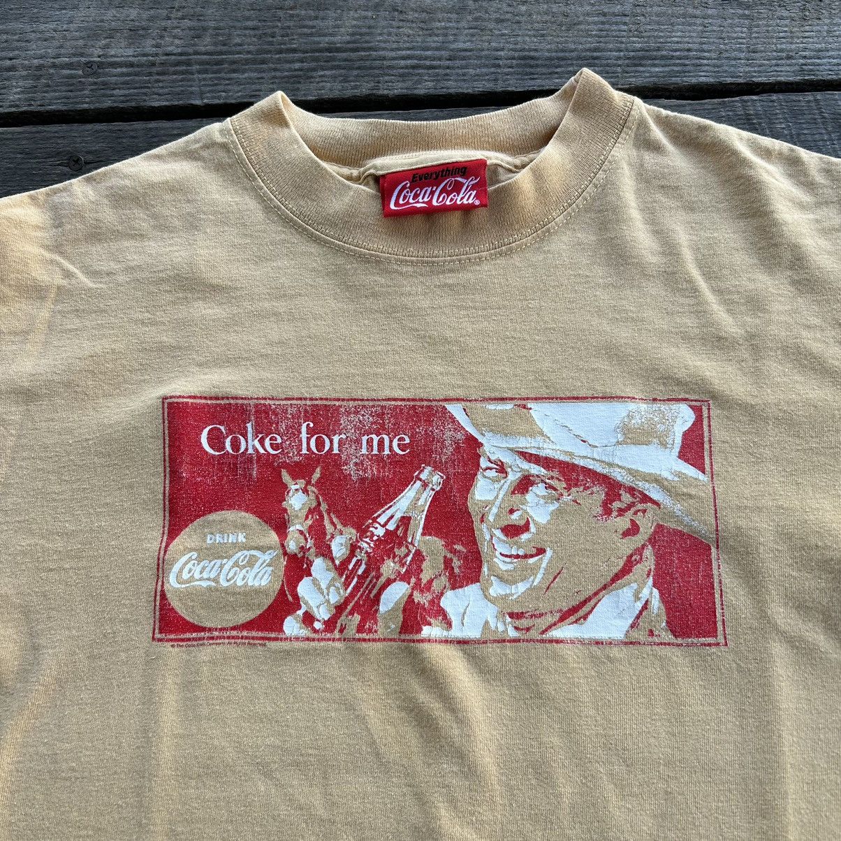 Coca Cola Vintage Coca Cola Coke Soda Drink Cowboy Promo T Shirt Size US M / EU 48-50 / 2 - 3 Thumbnail