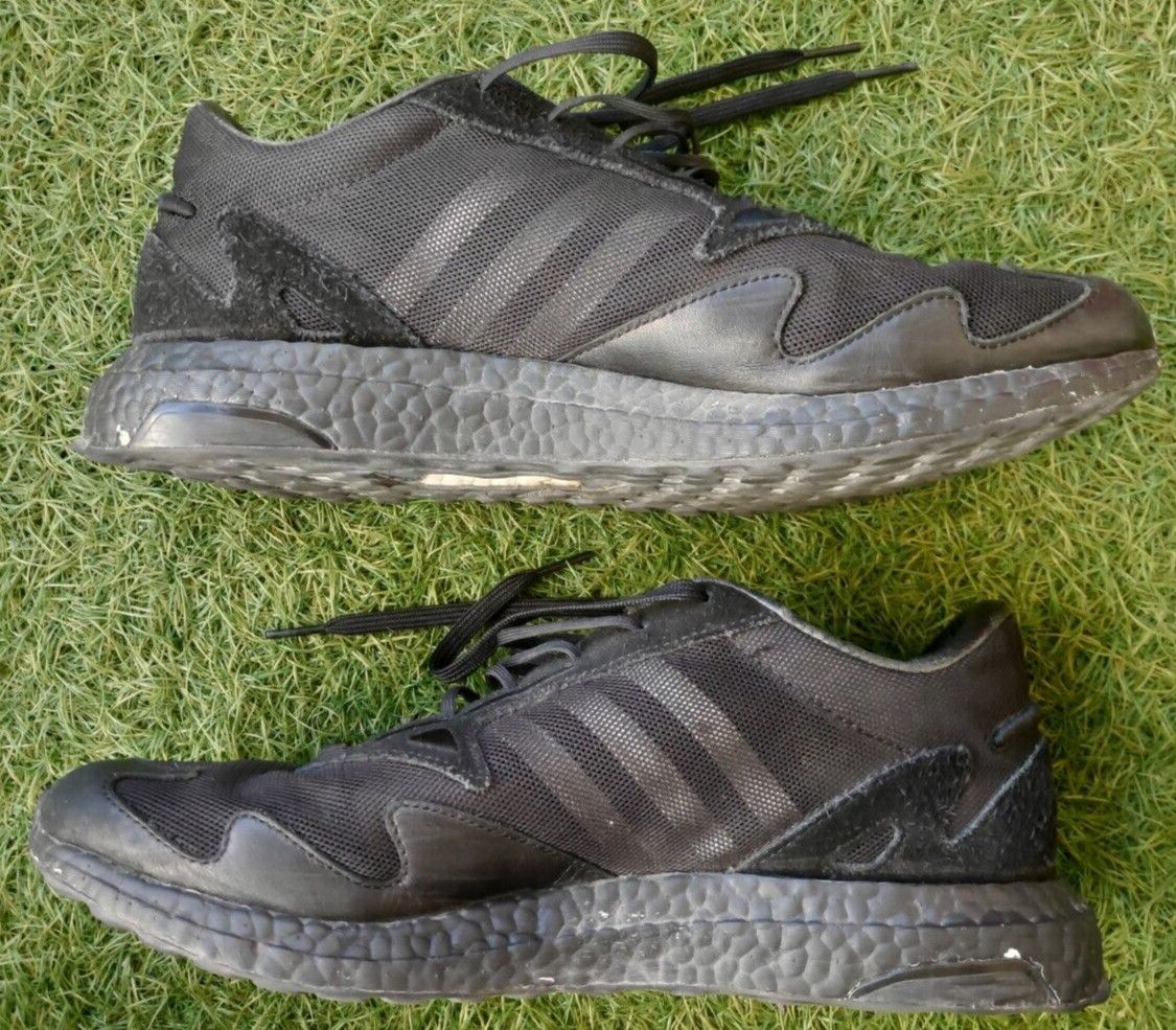 Adidas × Y-3 Adidas Boost Y-3 Rhisu Run Black Yohji Yamamoto FU8504 Size US 11 / EU 44 - 4 Thumbnail