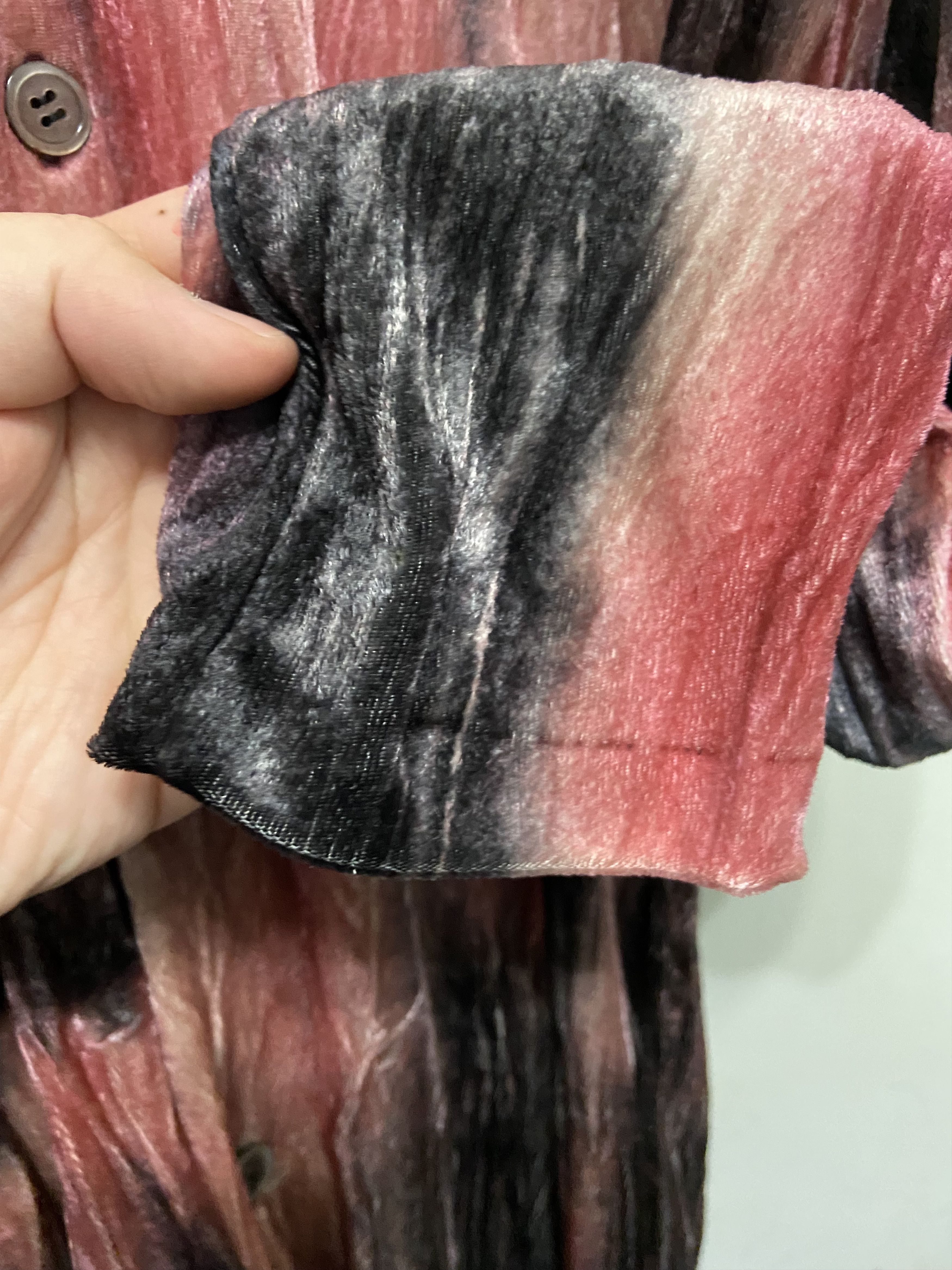 Yohji Yamamoto Yohji Yamamoto 94aw pink velvet shirt Size US M / EU 48-50 / 2 - 5 Thumbnail