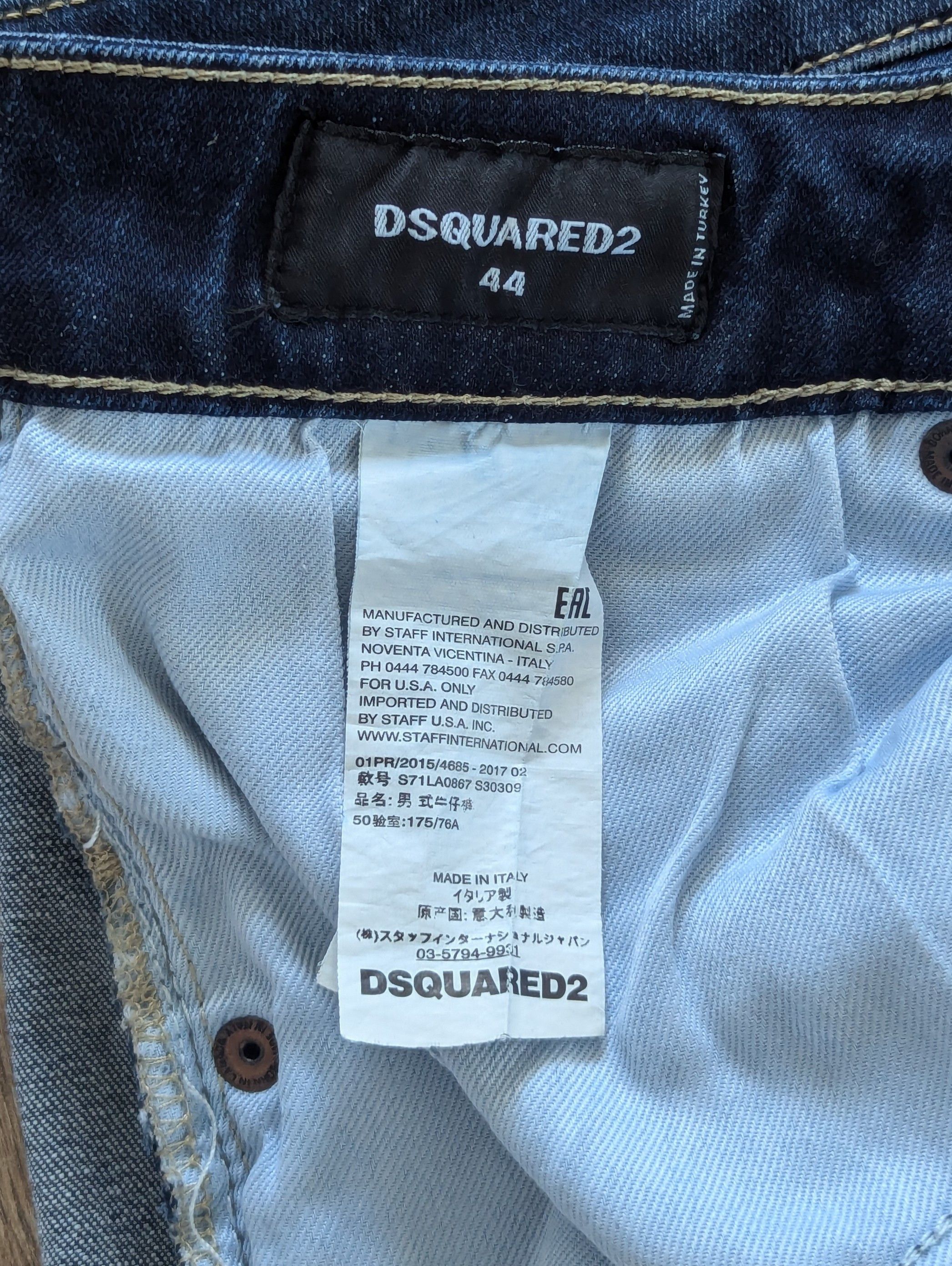 Dsquared2 Dsquared2 Blue Distressed Kenny Twist Men's Made In Italy Size US 28 / EU 44 - 14 Thumbnail
