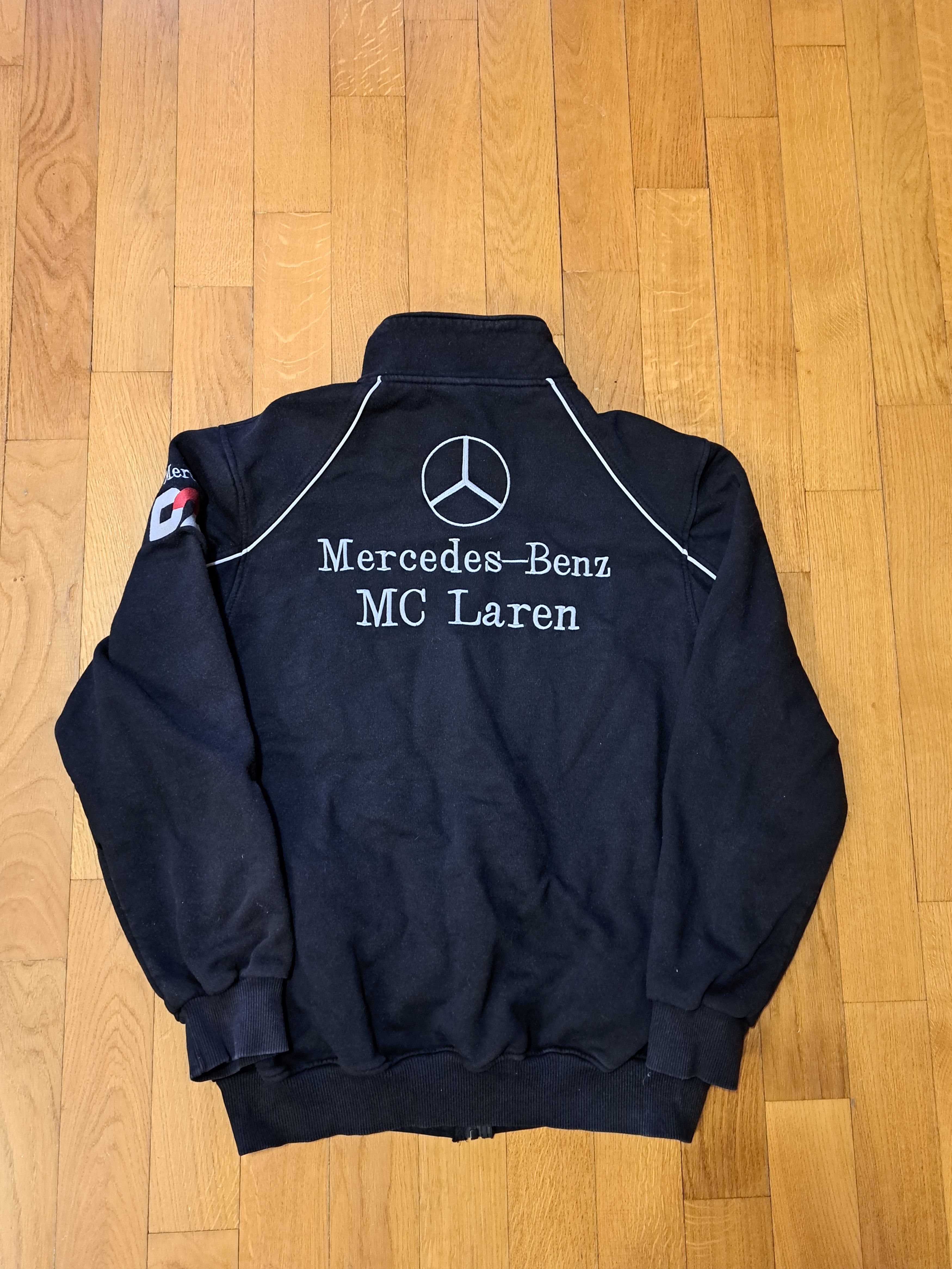 Formula 1 × Mercedes-Benz Mercedes Benz Jacket Fleece Zip Hoodie Vintage Size US XL / EU 56 / 4 - 3 Thumbnail