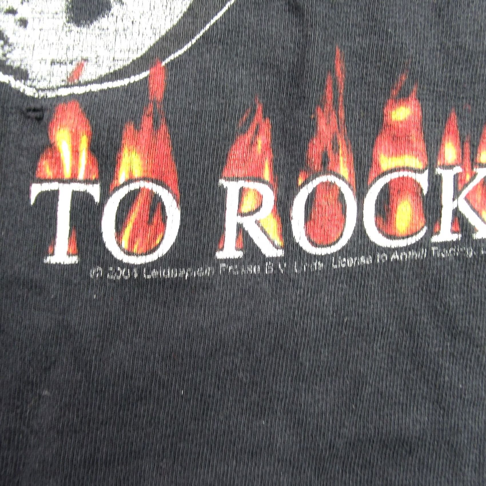 Vintage ACDC Shirt Medium Black Concert Tour 2003 About to Rock Short Sleeve Mens Size US M / EU 48-50 / 2 - 2 Thumbnail