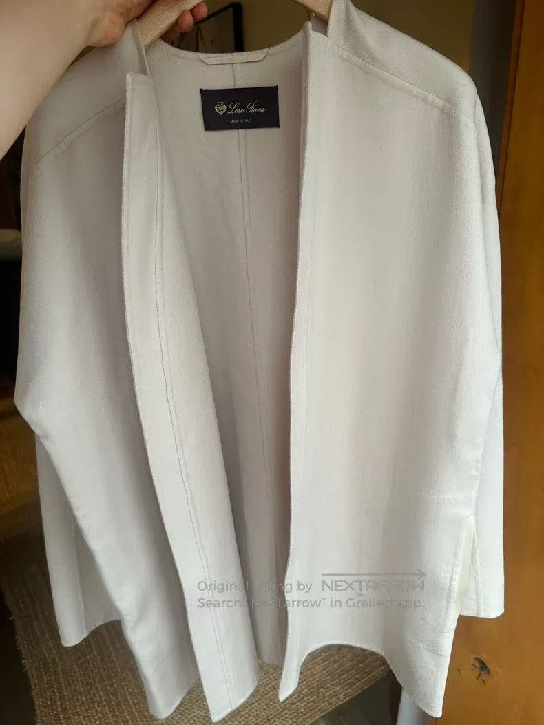 Loro Piana Loro Piana Beige Cashmere Coat, 100% Cashmere Fabric, with Size S / US 4 / IT 40 - 3 Thumbnail