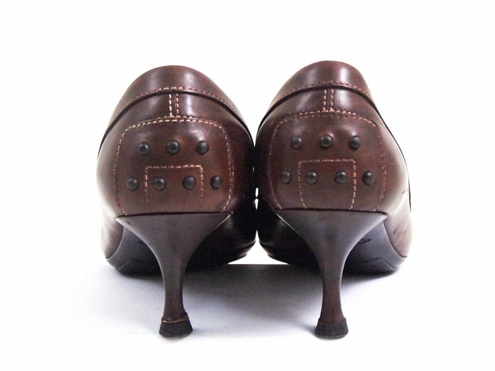 Tod's Tod's Mid Heels Pumps Brown Leather US 10 EU 40 Size US 10 / IT 40 - 7 Thumbnail